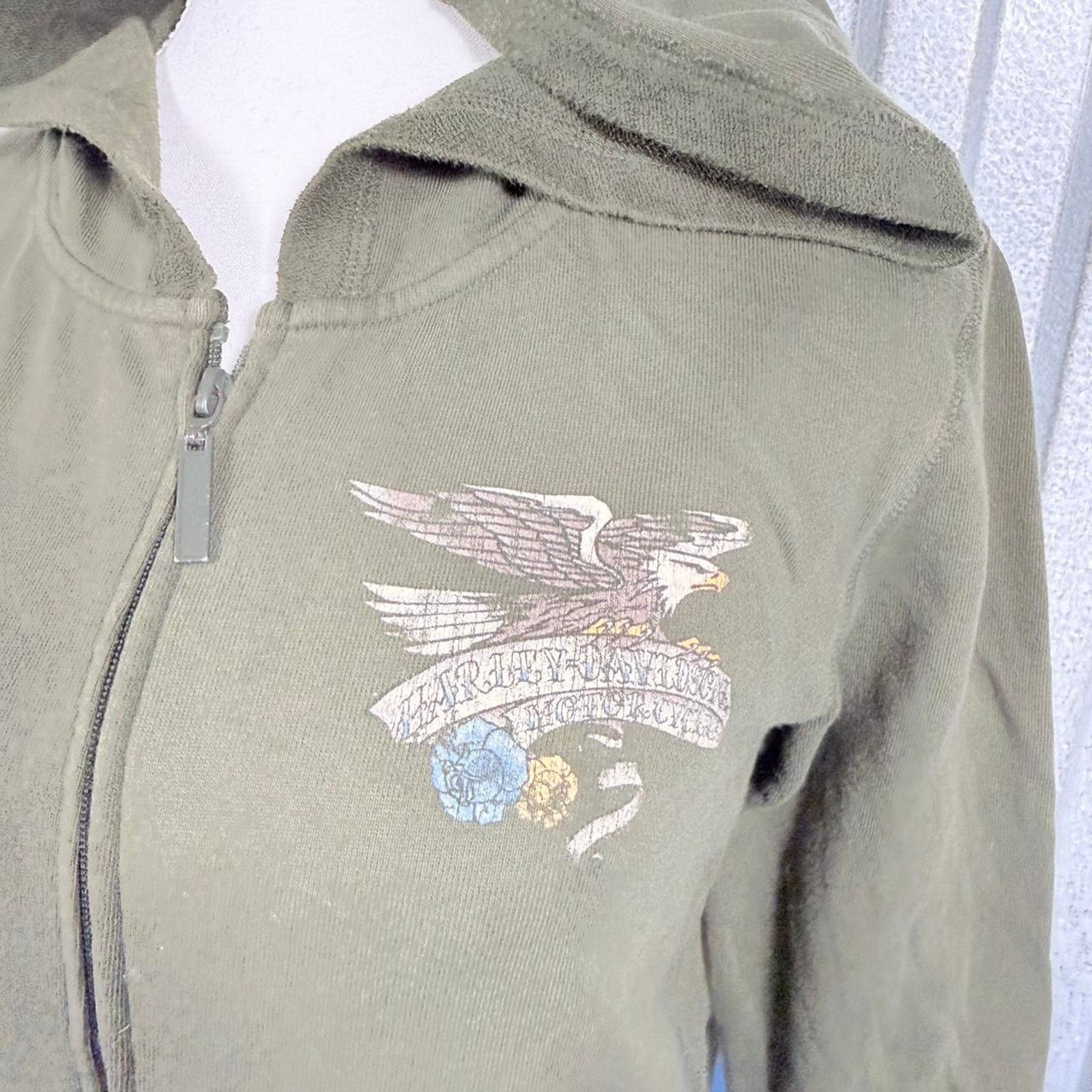 Harley Davidson Vintage womens harley davidson green Size M / US 6-8 / IT 42-44 - 2 Thumbnail
