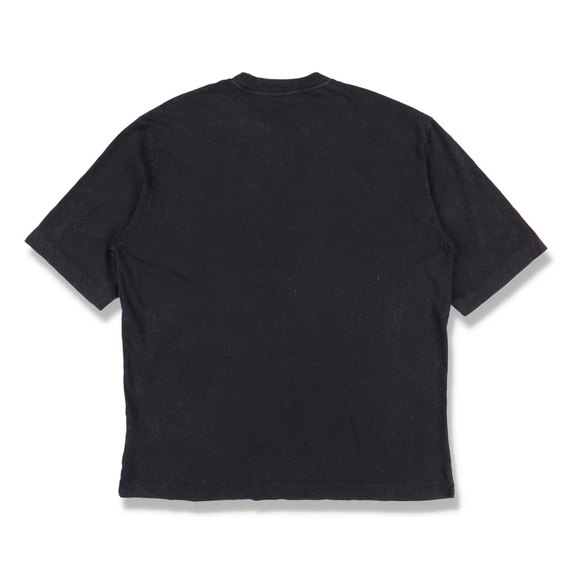 Off-White Washed Black Vintage Logo Oversized Skate T-Shirt Size US M / EU 48-50 / 2 - 5 Thumbnail
