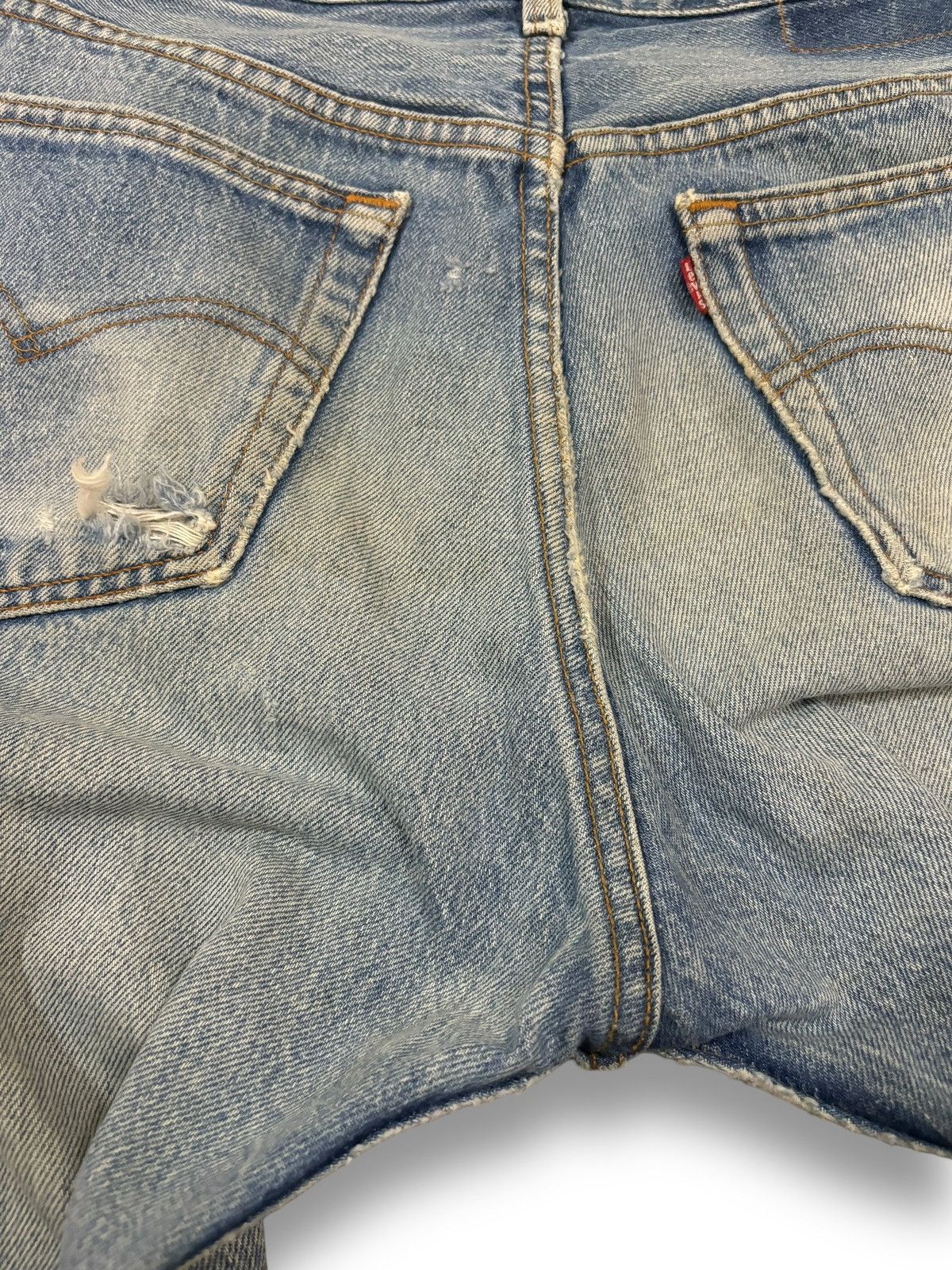 Levi's Vintage 90 Levis 501 Straight Leg Distressed Grunge Jeans Size US 31 - 15 Thumbnail