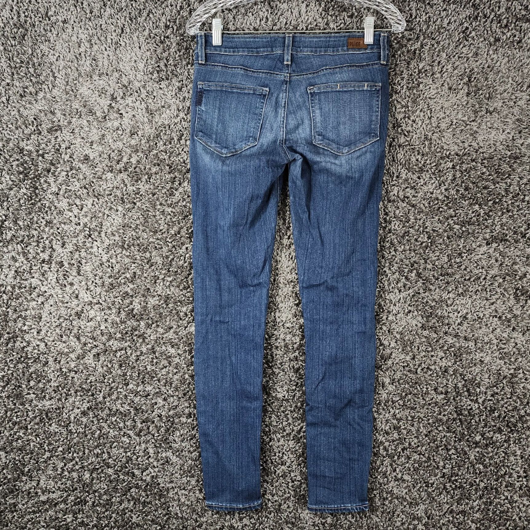 Paige PAIGE Verdugo Ultra Skinny Stretch Jeans Women Size 27 Blue Regular Size 27" / US 4 / IT 40 - 7 Thumbnail