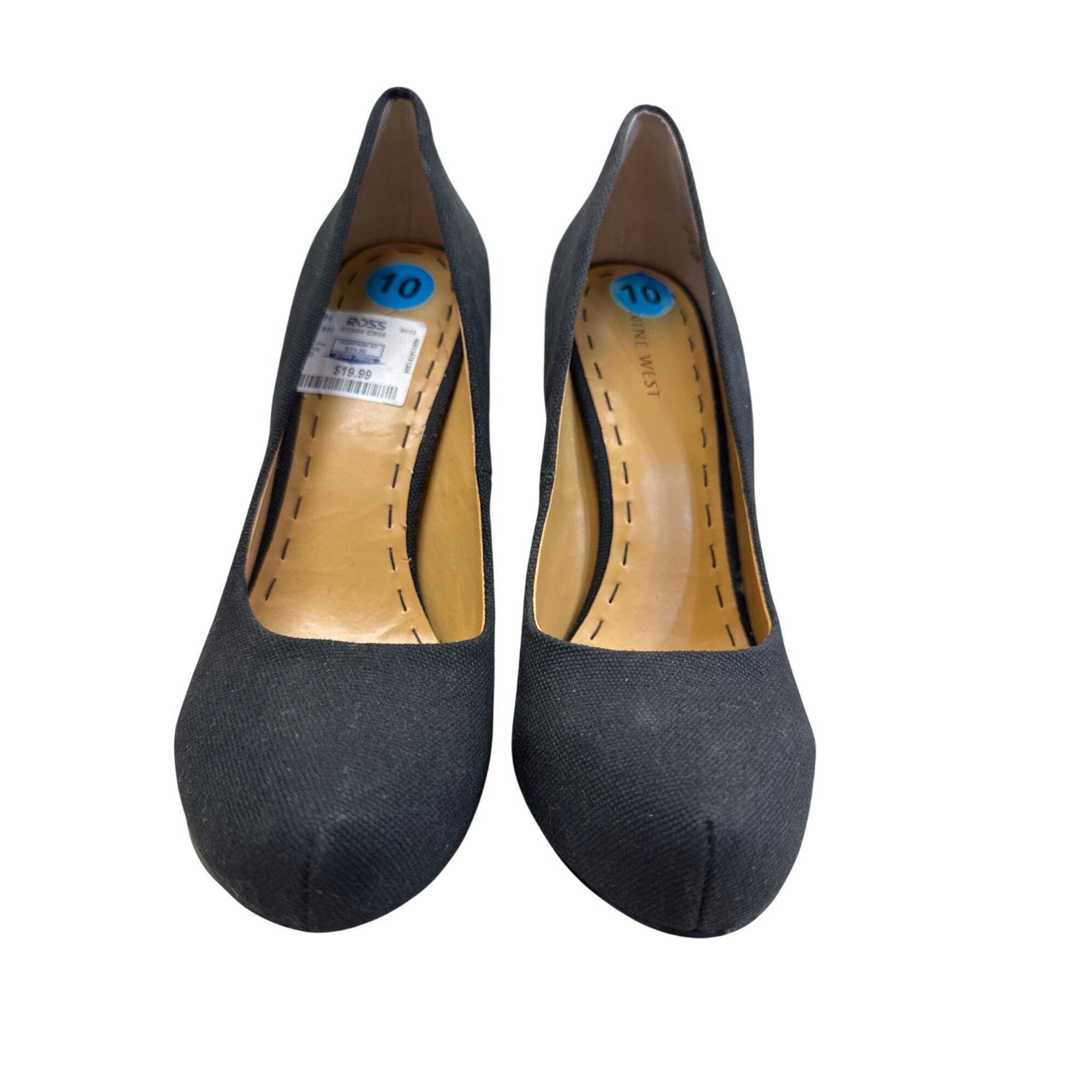 Nine West Nine West Womens Black Textile 5" Heels Size 10M SKU 7483 Size US 10 / IT 40 - 6 Thumbnail