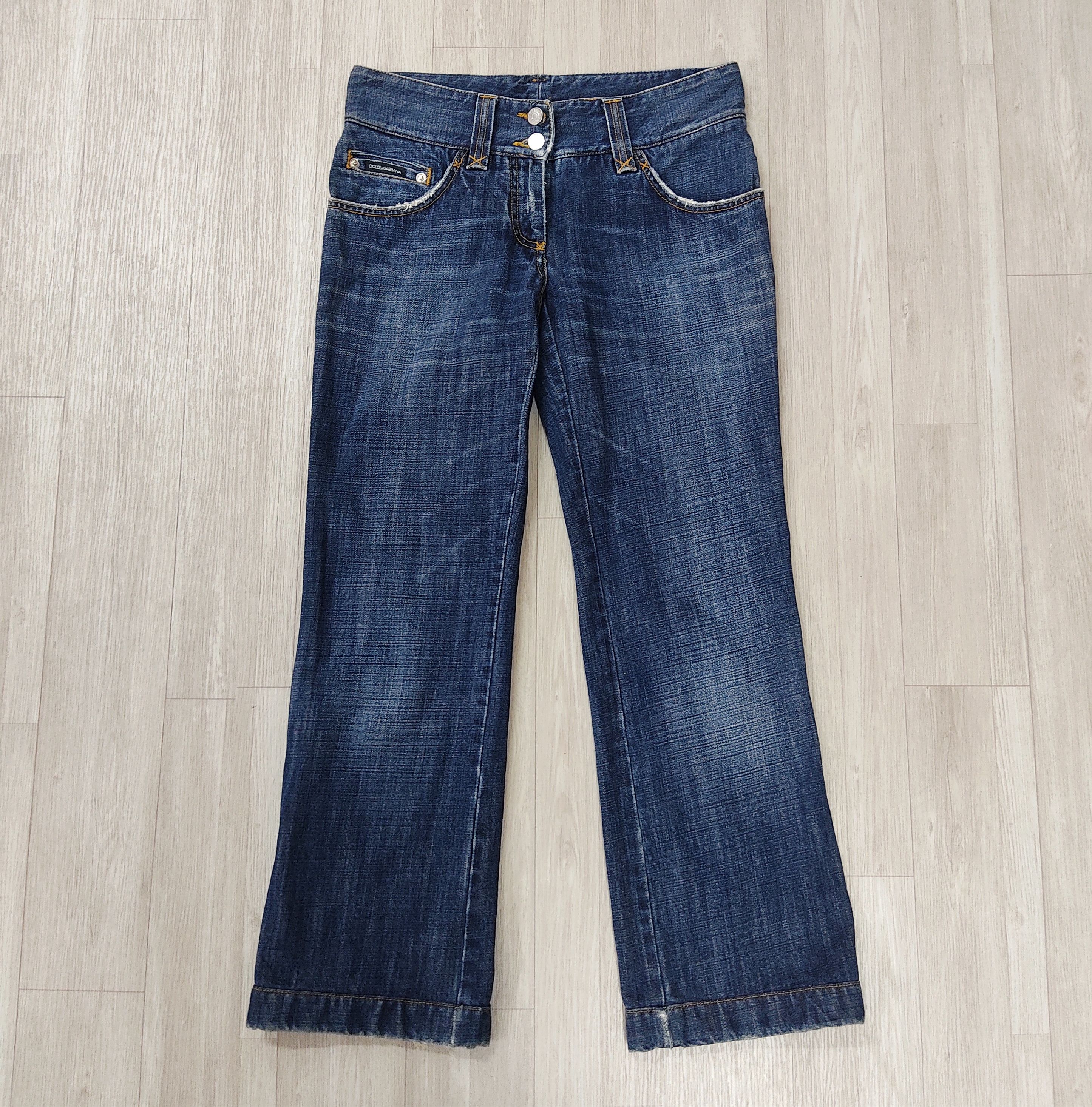 Dolce & Gabbana Dolce & Gabbana Washed Denim Pants Size 32" / US 10 / IT 46 - 3 Thumbnail
