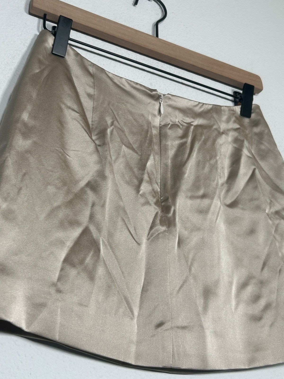 Peter Do NWT! Silk Satin Mini skirt Size 28" / US 6 / IT 42 - 4 Thumbnail