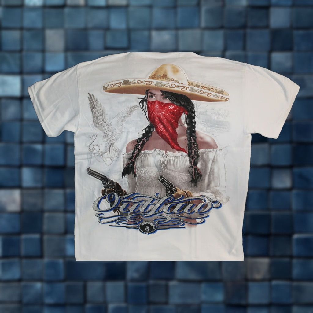 Vintage Outlaw Woman Shirt Mens Large XL Size US M / EU 48-50 / 2 - 1 Thumbnail
