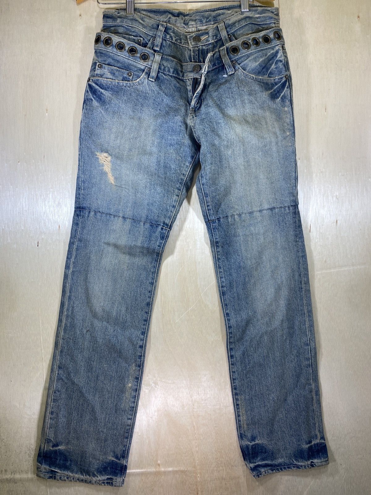 PPFM y2k double waist washed pants Size US 30 / EU 46 - 2 Thumbnail
