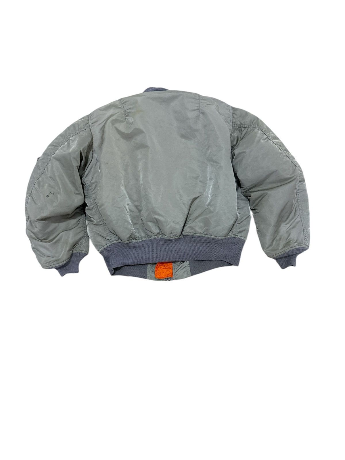 Alpha Industries × Vintage Vintage 90’s Alpha Industries MA-1 Flight Jacket Design Size US L / EU 52-54 / 3 - 2 Thumbnail