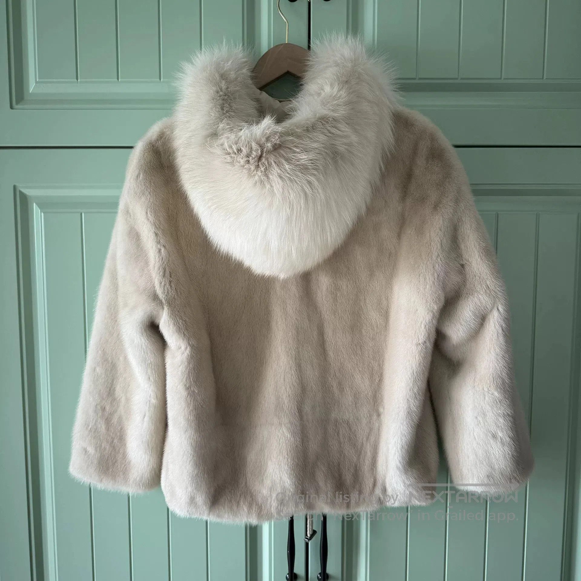 Brunello Cucinelli Brunello Cucinelli Beige Mink Coat. Size US M / EU 48-50 / 2 - 2 Thumbnail