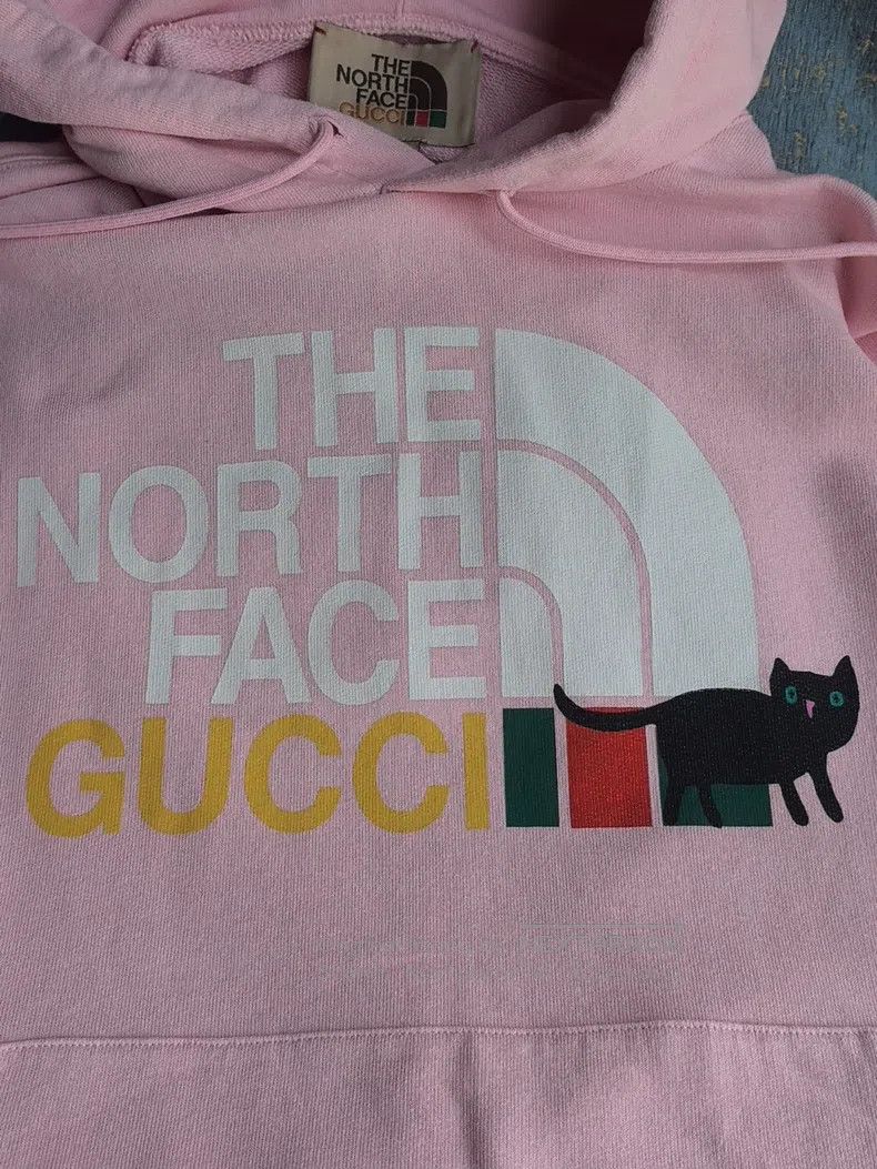 Gucci Gucci North co-branded pink hooded sweatshirt Size L / US 10 / IT 46 - 5 Thumbnail