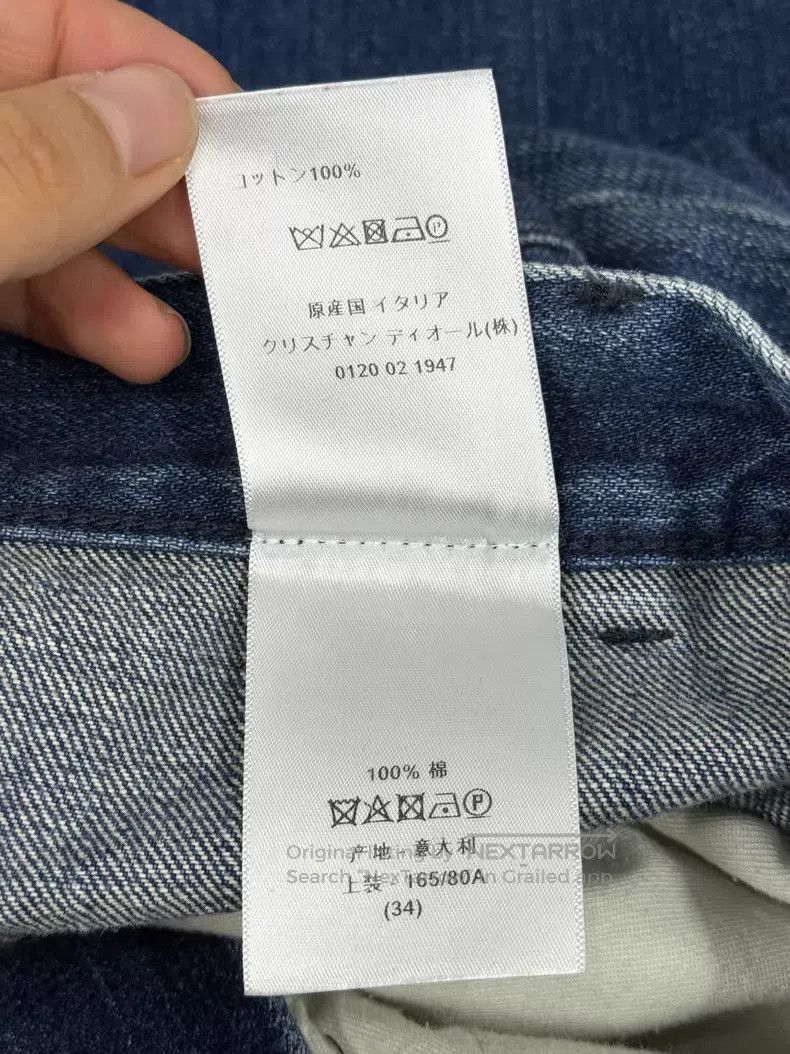 Dior Dior Blue classic denim wide-leg trousers Size 42" / US 20 - 6 Thumbnail