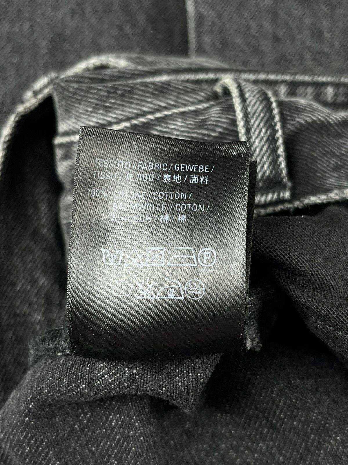 Balenciaga SS19 Balenciaga Vintage Black Flared Bootcut Denim Jeans Size US 30 / EU 46 - 11 Thumbnail