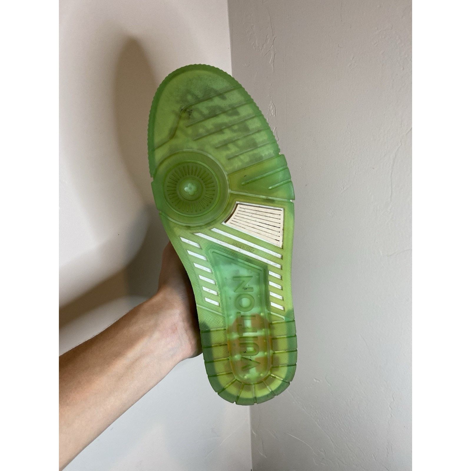 Louis Vuitton Louis Vuitton Trainer Sneakers “Green White” | Size 8.5-9 US Size US 8.5 / EU 41-42 - 14 Thumbnail