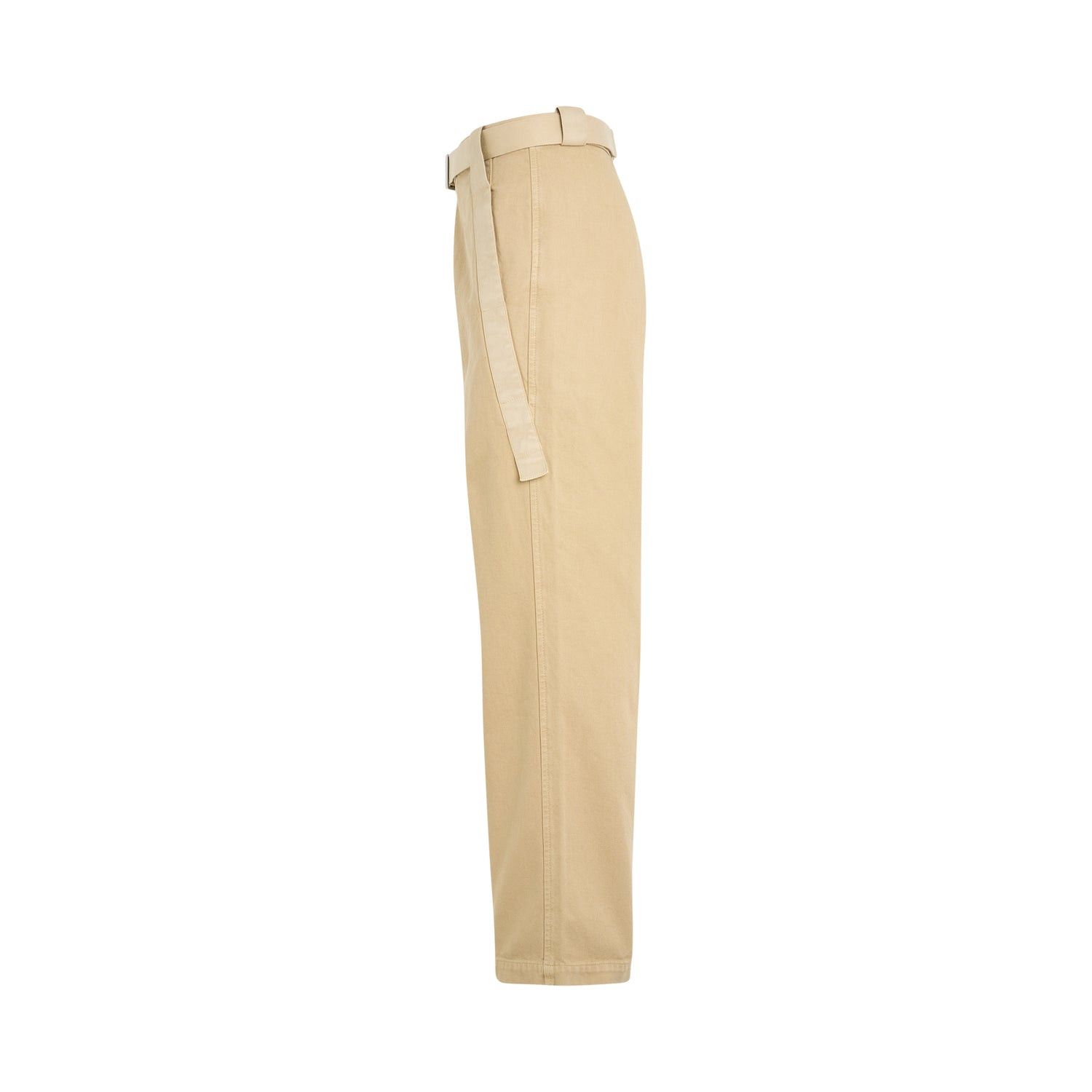 Jacquemus o1s22i1n1024 Cotton Pant in Beige Size US 36 / EU 52 - 3 Thumbnail