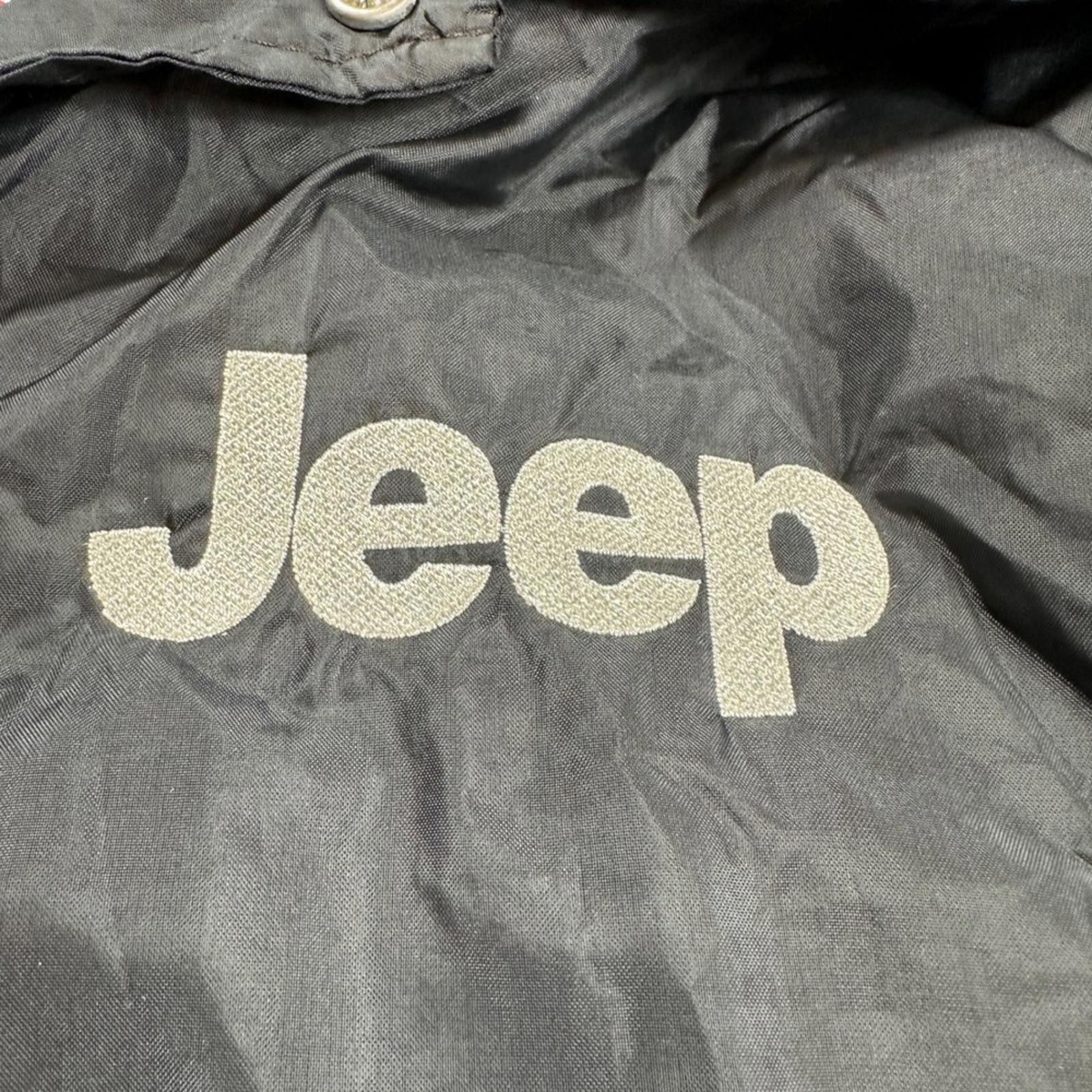 Jeep Jeep Coach Jacket Mens M Black Fleece Lined Windbreaker Size US M / EU 48-50 / 2 - 5 Thumbnail