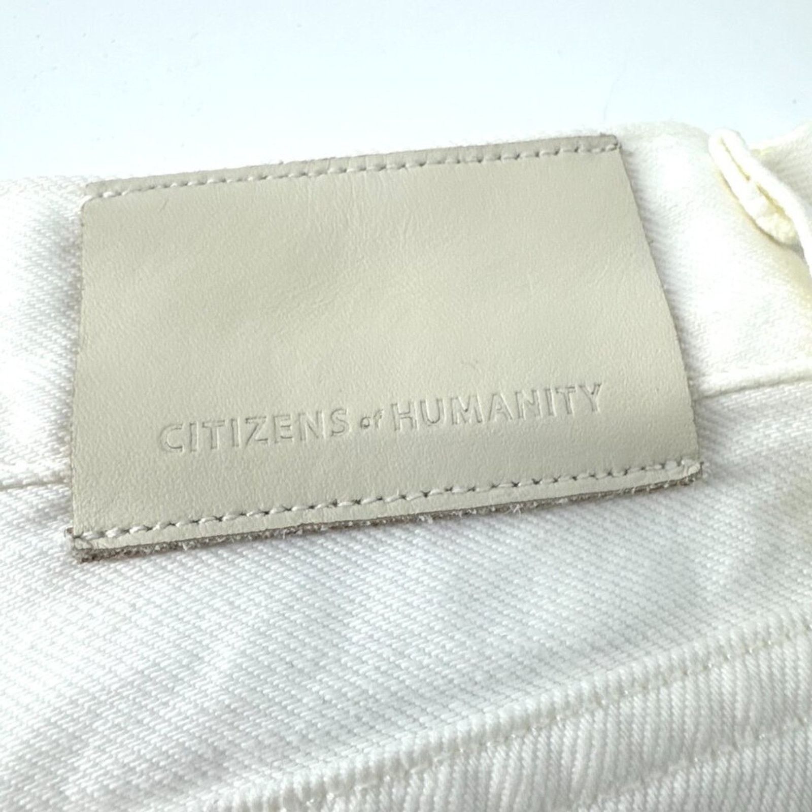 Citizens Of Humanity CItizens of Humanity Charlotte Straight Leg Jeans Cream 26 Size 26" / US 2 / IT 38 - 7 Thumbnail