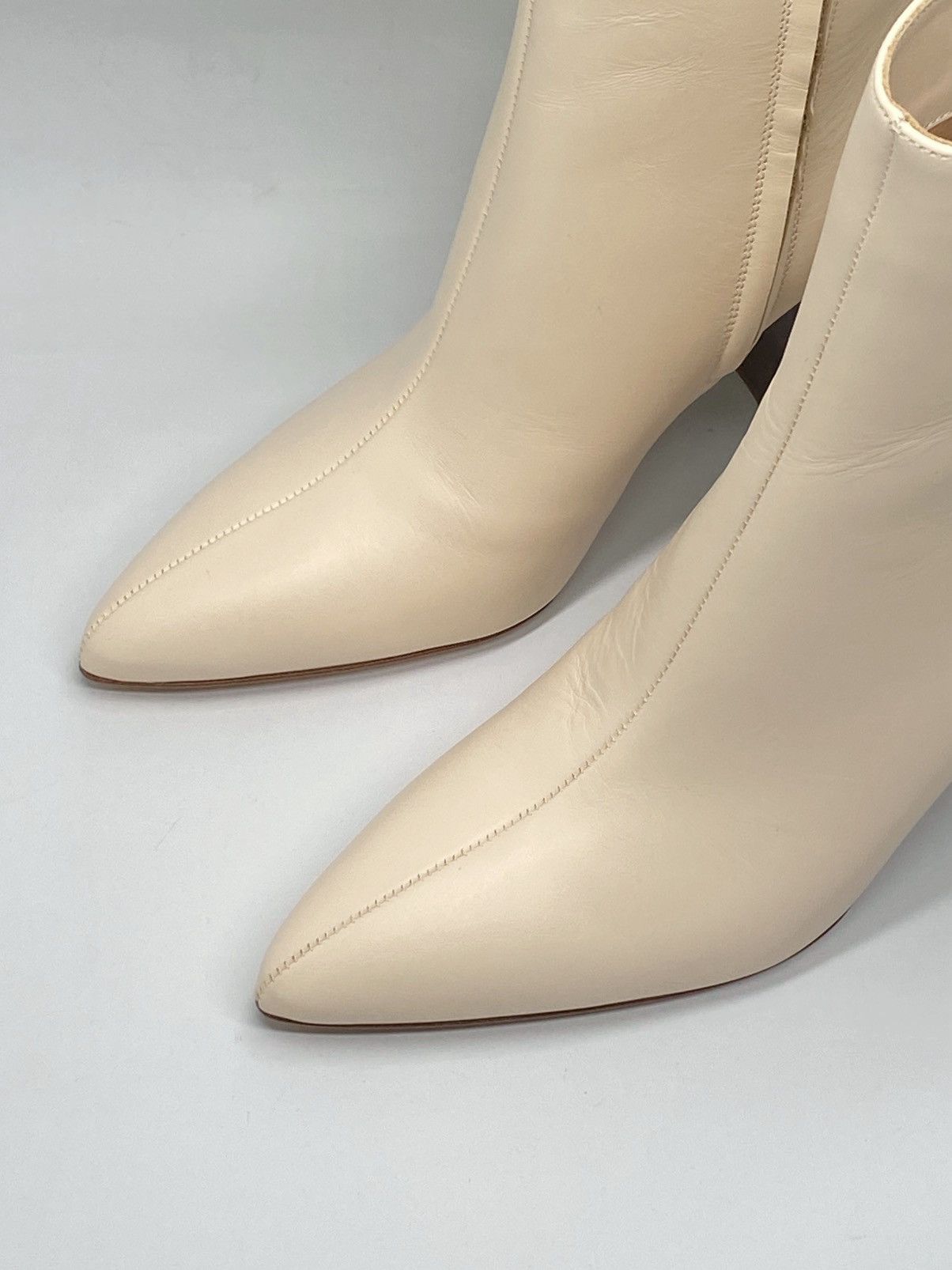 Gabriela Hearst Gabriela Hearst Rio Ankle Boot in Cream Leather size 39.5 Size US 9.5 / IT 39.5 - 5 Thumbnail