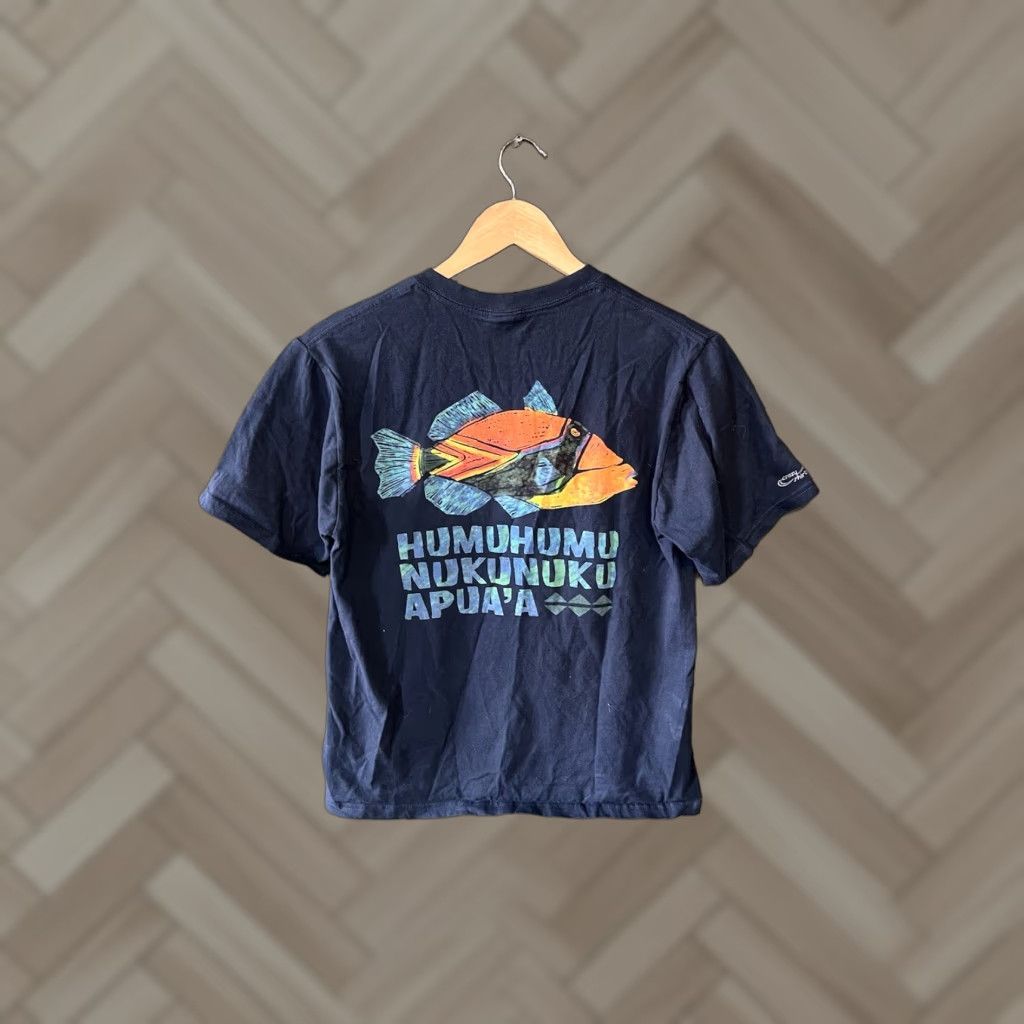 Vintage Crazy Shirts Mens Blue Short Sleeve T-shirt Fish Graphic Size S Size US S / EU 44-46 / 1 - 1 Thumbnail