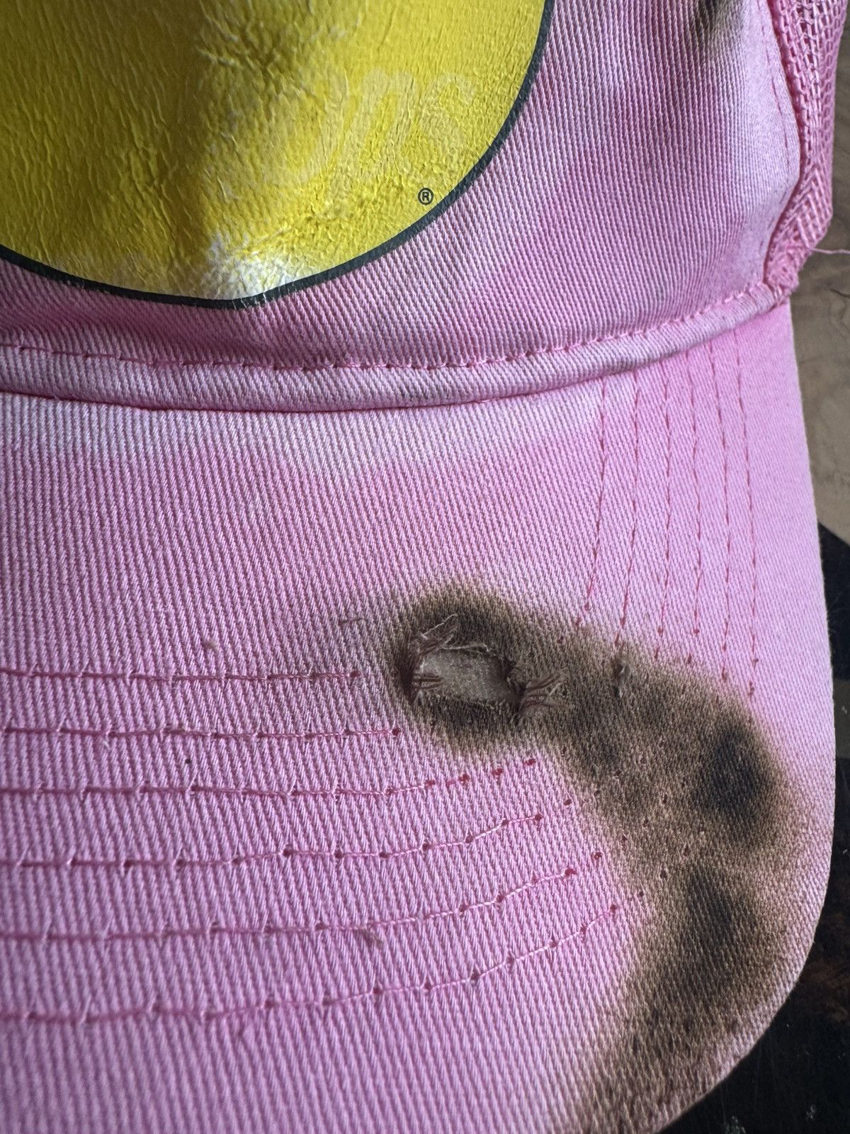Bass Pro Shops HELL-SCORCHED MISPRINT BASS PRO SHOPS LOGO TRUCKER CAP RARE Size ONE SIZE - 3 Thumbnail