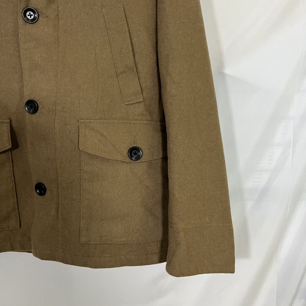 United Arrows BEAUTY & YOUTH UNITED ARROWS WOOL FUR HOODED JACKET Size L / US 10 / IT 46 - 3 Thumbnail