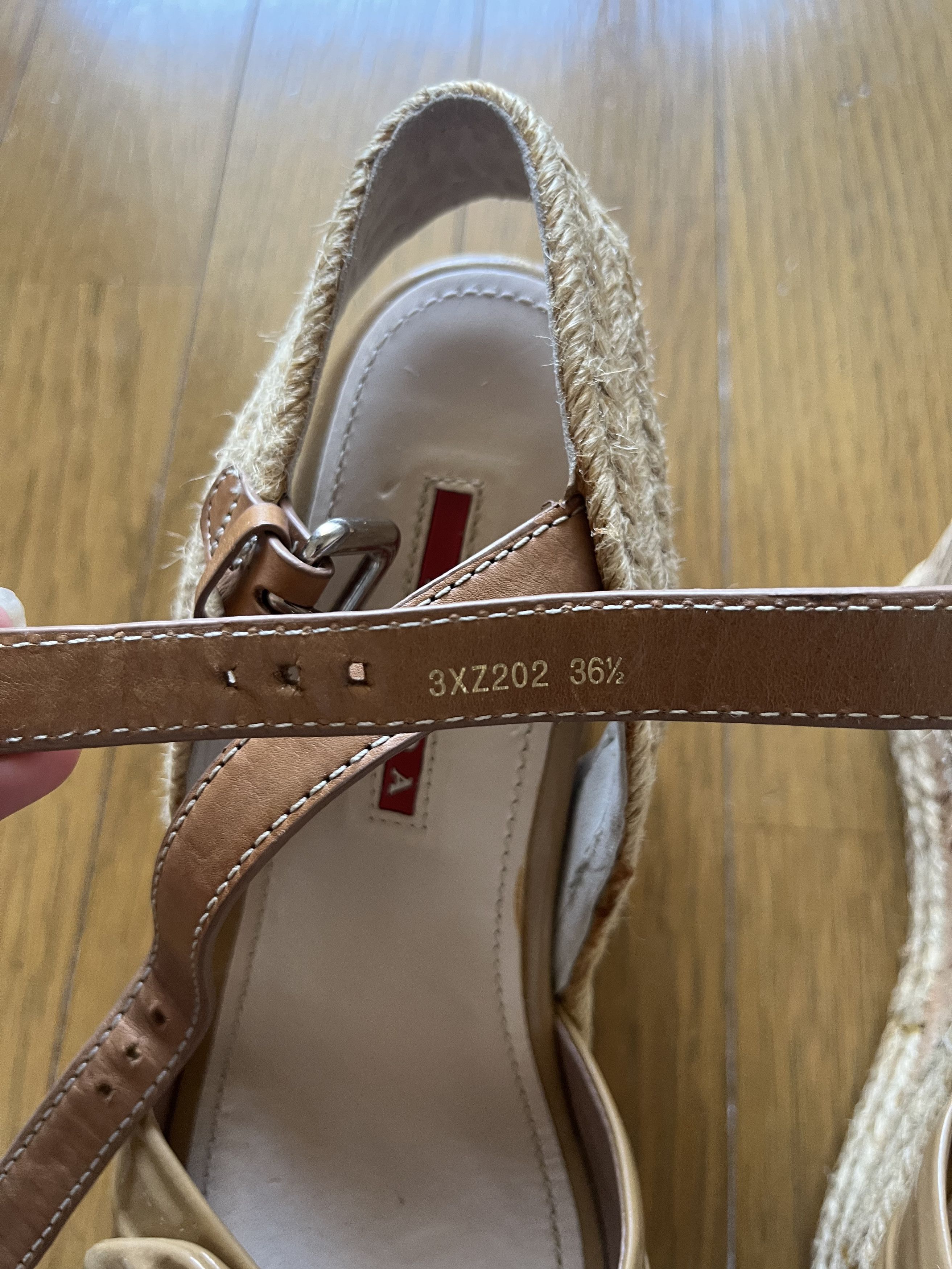 Prada Vintage Prada brown wedges with bows from iconic Linea Rossa Size US 6.5 / IT 36.5 - 4 Thumbnail