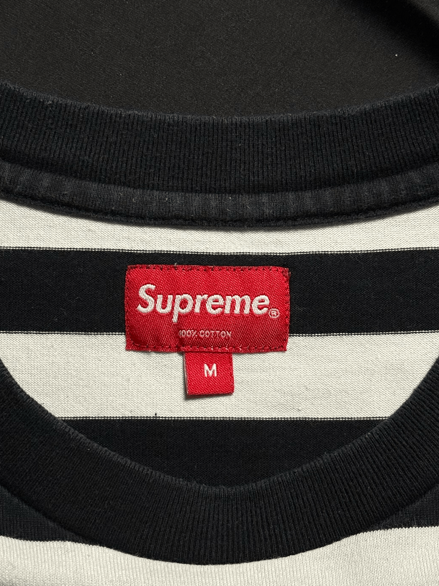 Supreme Supreme flags "White Stripe" long sleeve t-shirt Size US M / EU 48-50 / 2 - 3 Thumbnail