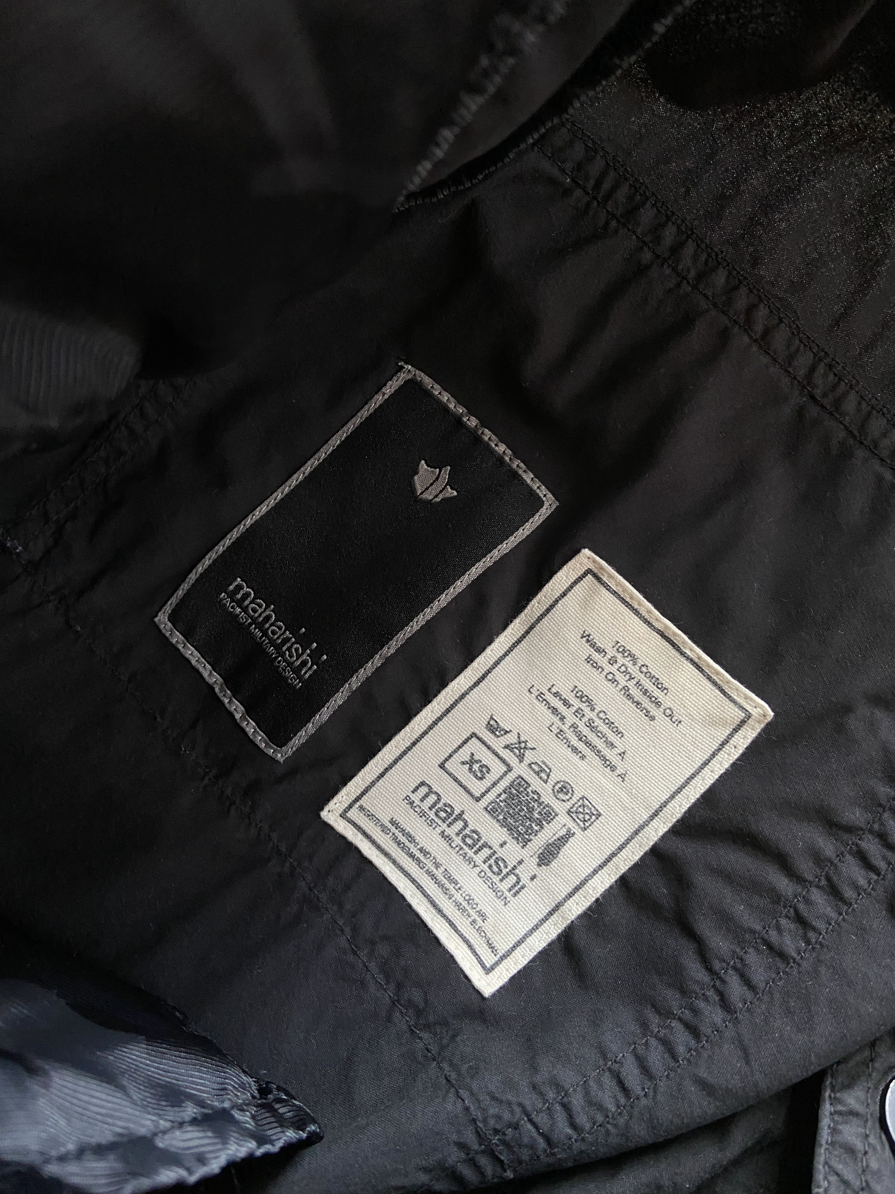 Maharishi MAHARISHI BLACK EMBROIDERED CARGO PANTS Size US 30 / EU 46 - 15 Thumbnail