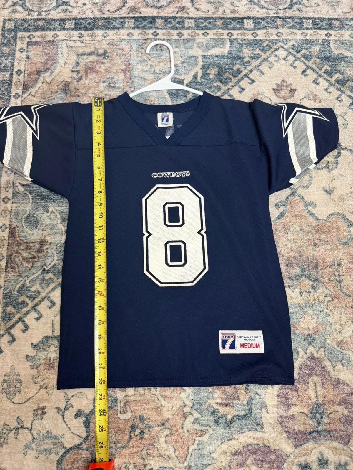 Other Dallas Cowboys Kids Troy Aikman Logo 7 Jersey M Size ONE SIZE - 8 Thumbnail