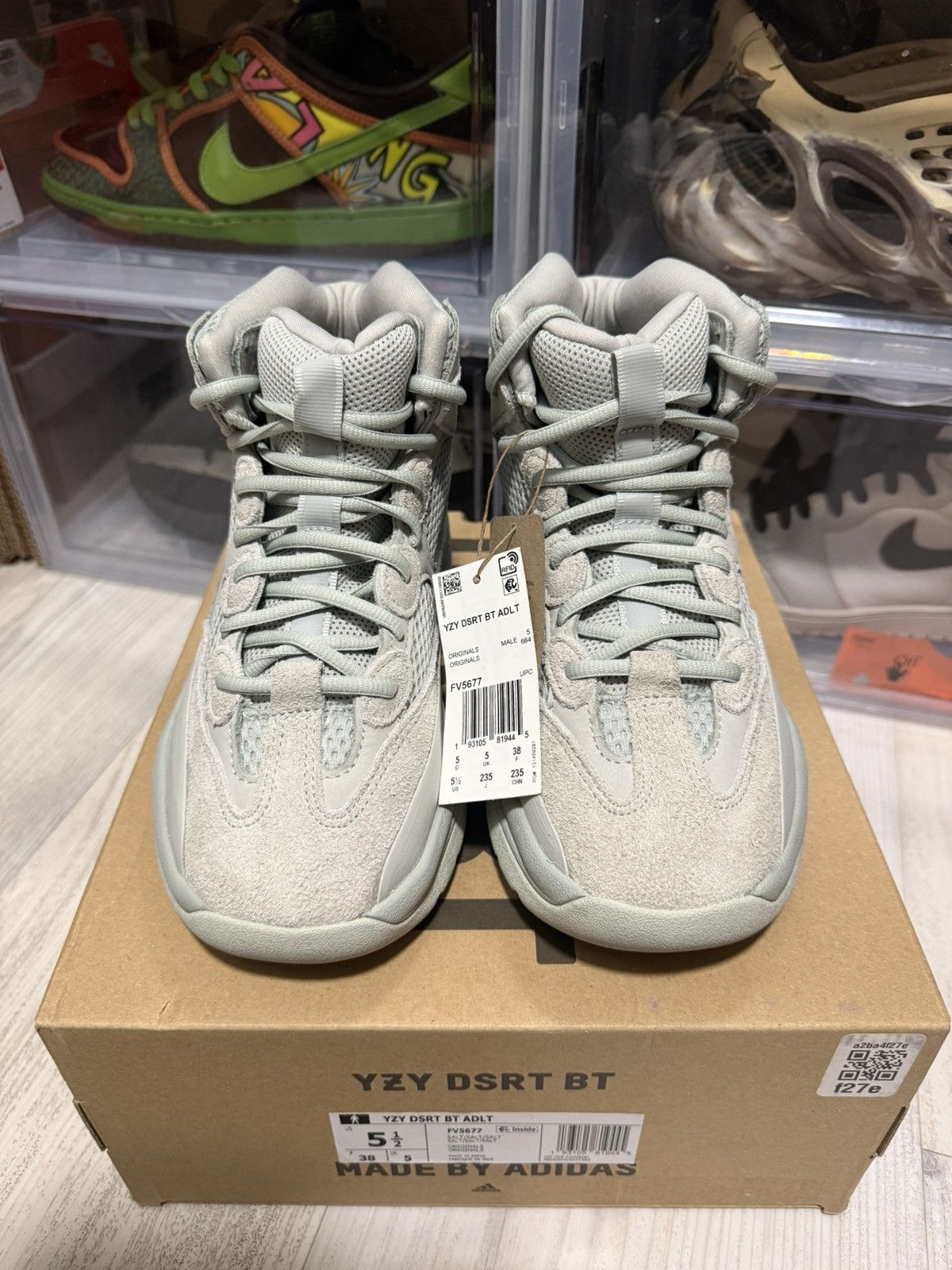 Adidas × Kanye West Adidas Yeezy Desert Boot Salt Size US 5.5 / EU 38 - 4 Thumbnail
