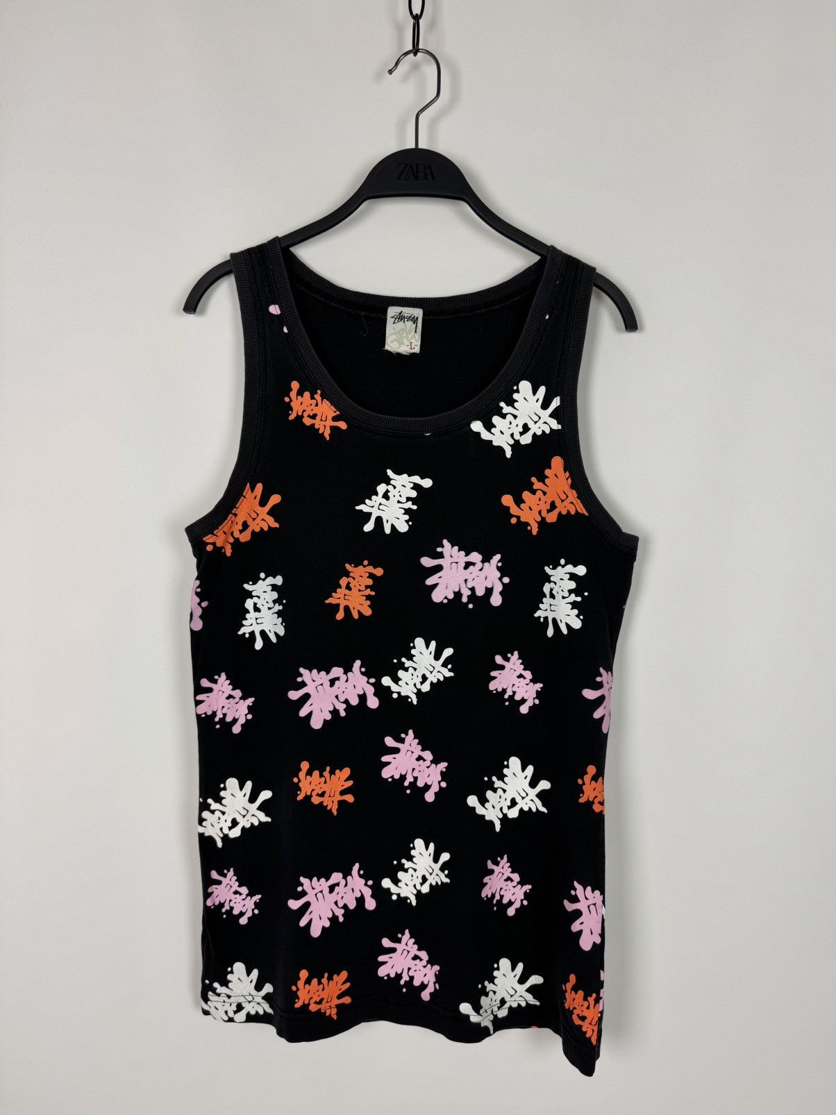 Stussy Faded Y2K Stussy Girls Multi Logo Sleeveless Size L / US 10 / IT 46 - 3 Thumbnail