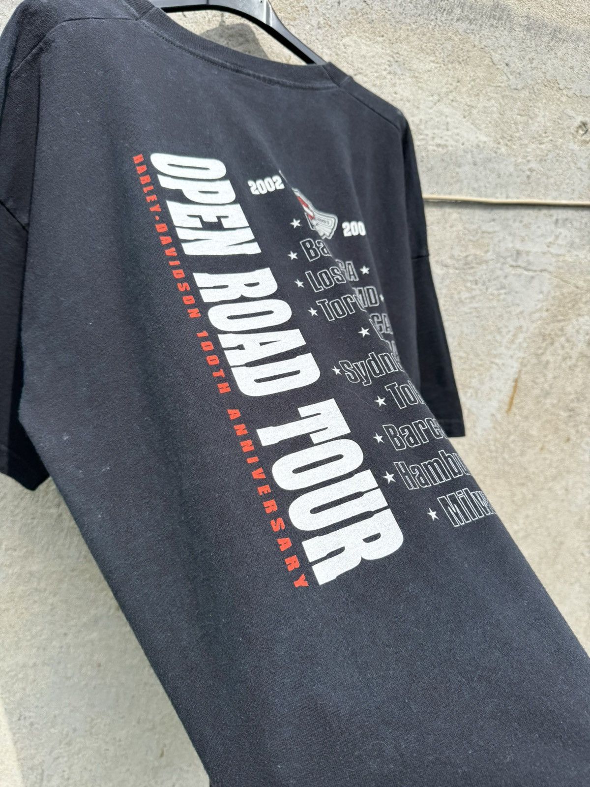 Harley Davidson Vintage 2003 Harley Davidson 100th Anniversary World Tour Size US XXL / EU 58 / 5 - 4 Thumbnail