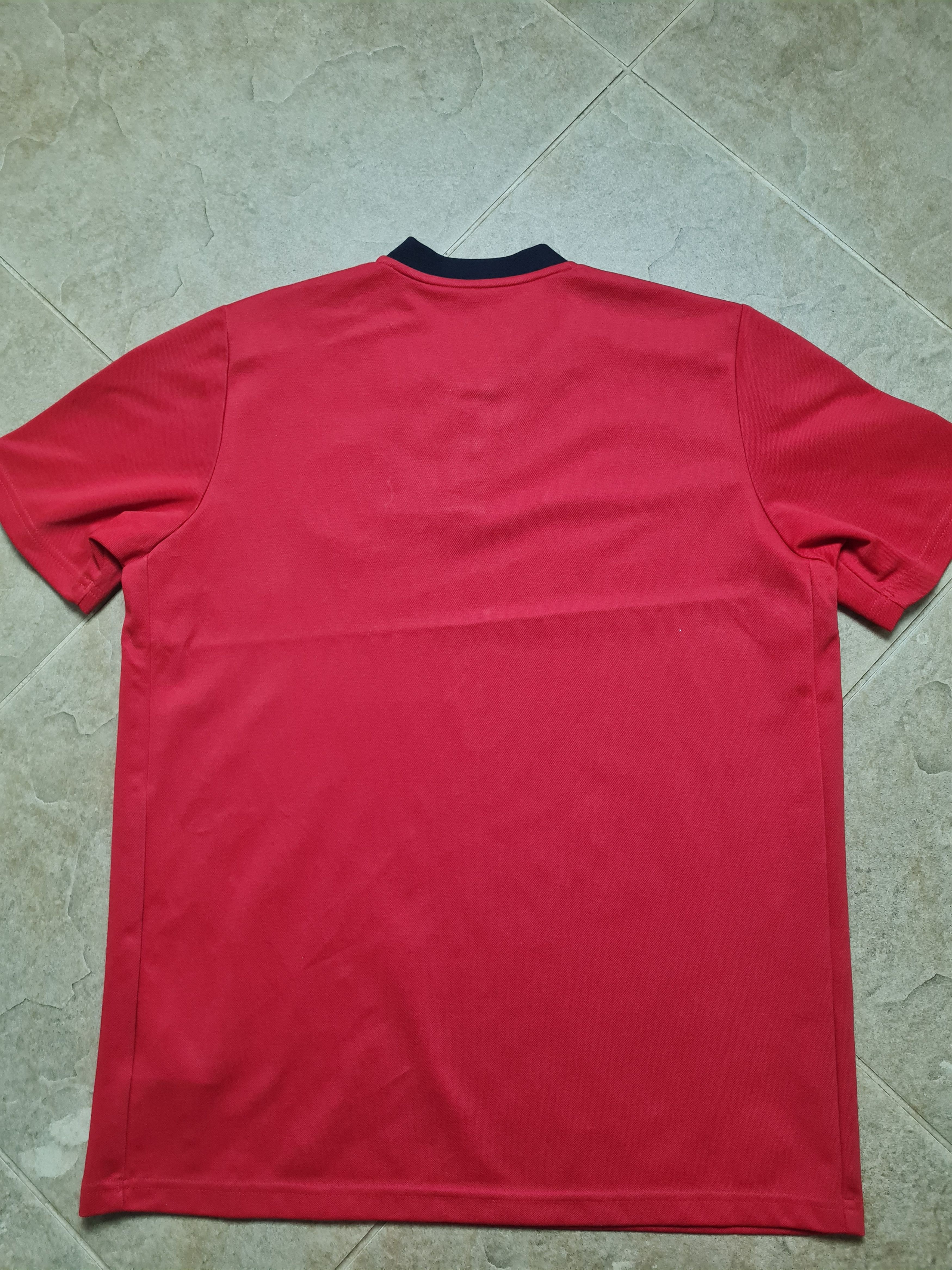 Adidas Polo Adidas Men's Red Manchester United 3-Stripes H63964 Size US M / EU 48-50 / 2 - 7 Thumbnail