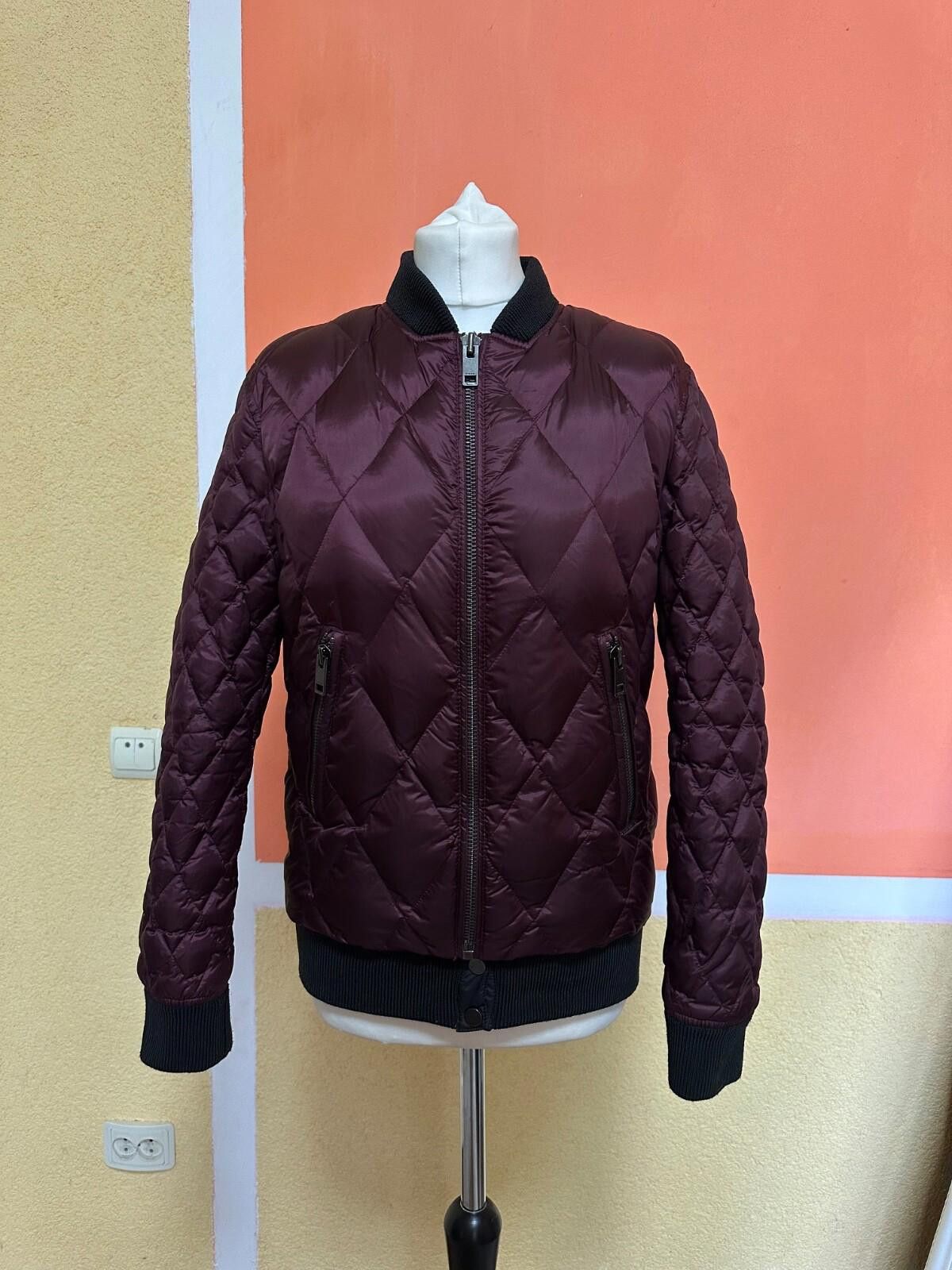 Diesel Diesel W-Trina Women's Quilted Down Jacket Burgundy Sz M Size M / US 6-8 / IT 42-44 - 3 Thumbnail