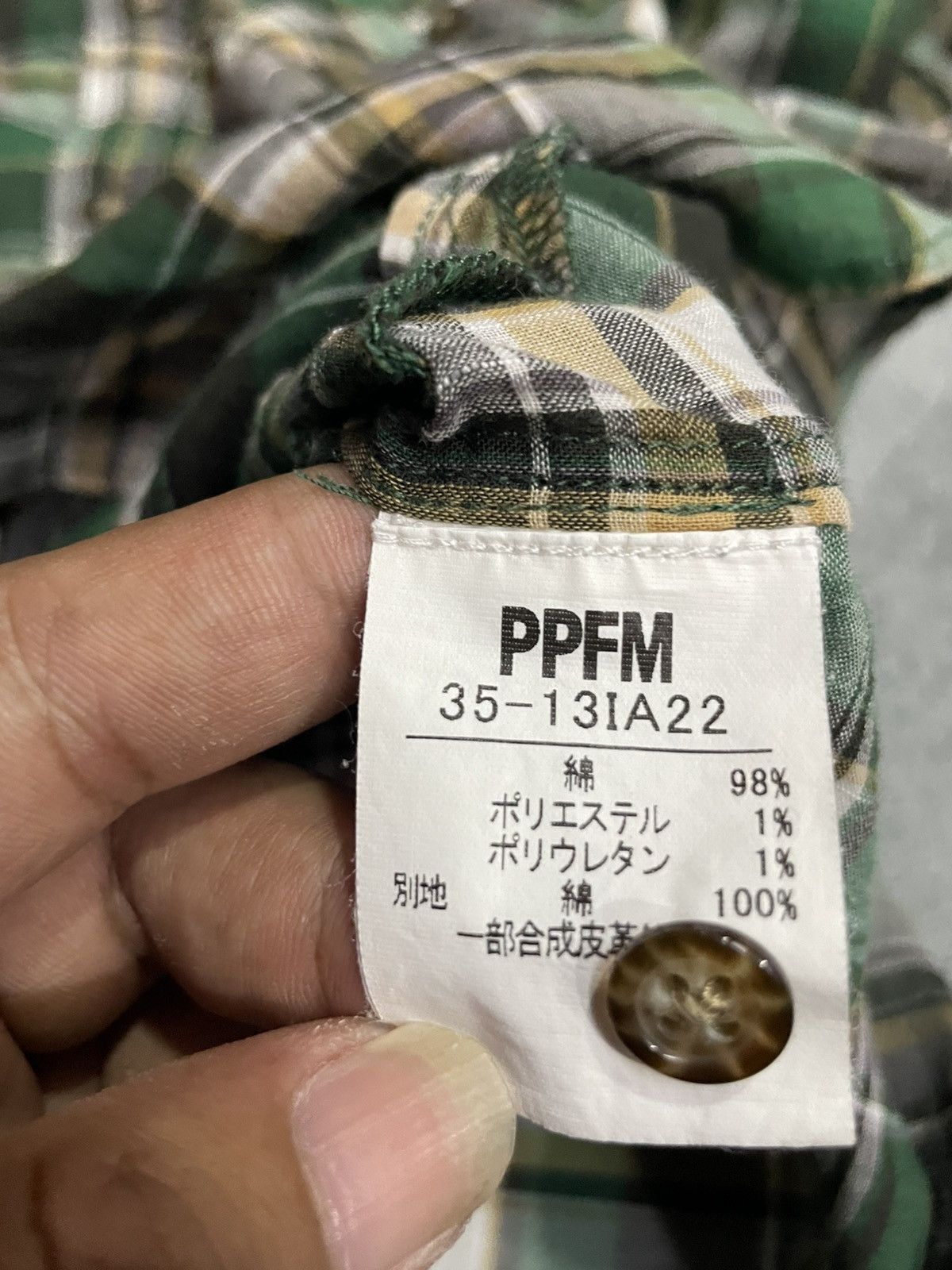Japanese Brand × PPFM × Vintage PPFM BUTTON SHIRT Size US M / EU 48-50 / 2 - 14 Thumbnail