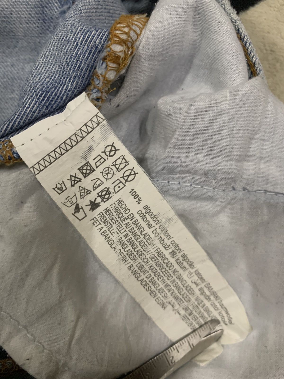 Pull & Bear Pull & Bear Blue Wash Stretchable High Waisted Balloon Jeans Size US 30 / EU 46 - 13 Thumbnail