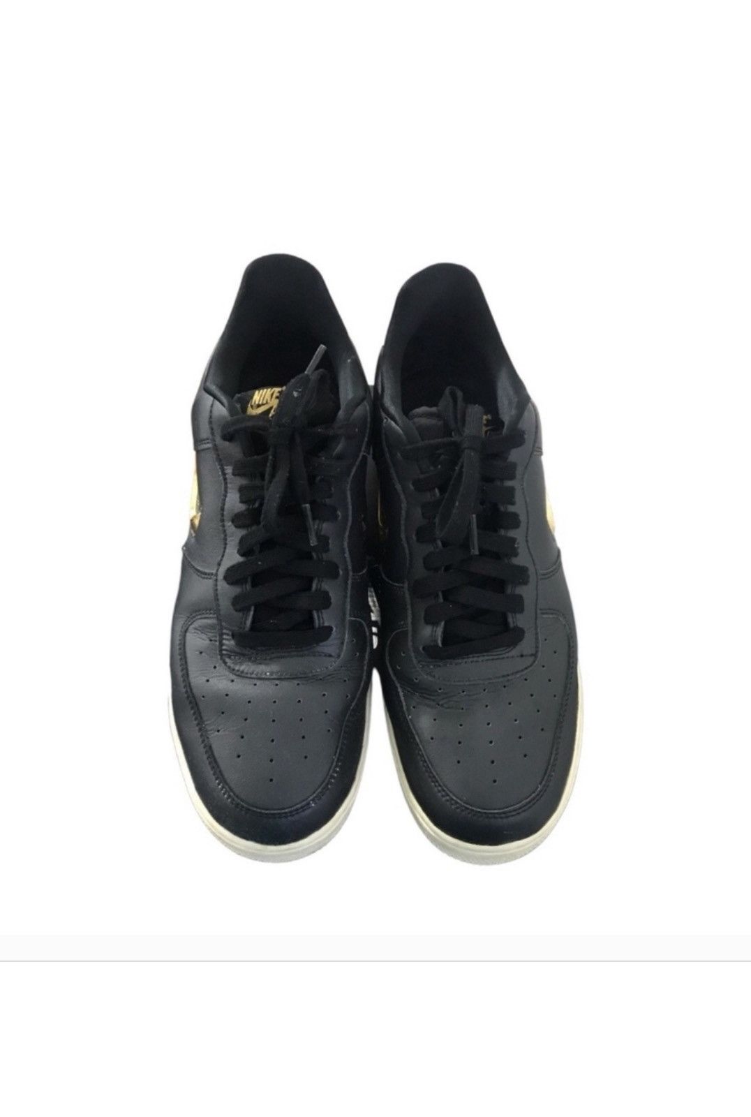 Nike Nike Air Force 1 Low Jewel BLK Metallic Gold AJ9507-003 13 Size US 13 / EU 46 - 7 Thumbnail