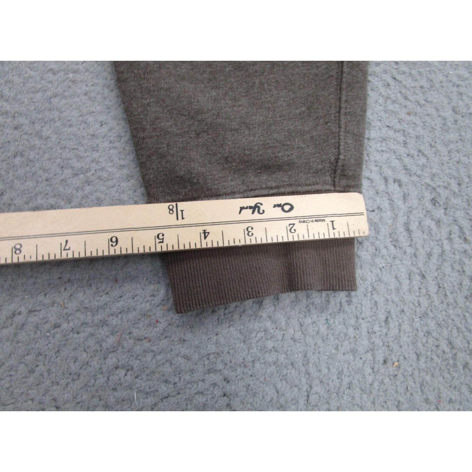 Suitsupply Suit Supply Fleece Joggers Pants Mens L Brown Athleisure Jogger Pockets Elastic Waist Tapered Regular Genders: Mens Size 42R - 5 Thumbnail