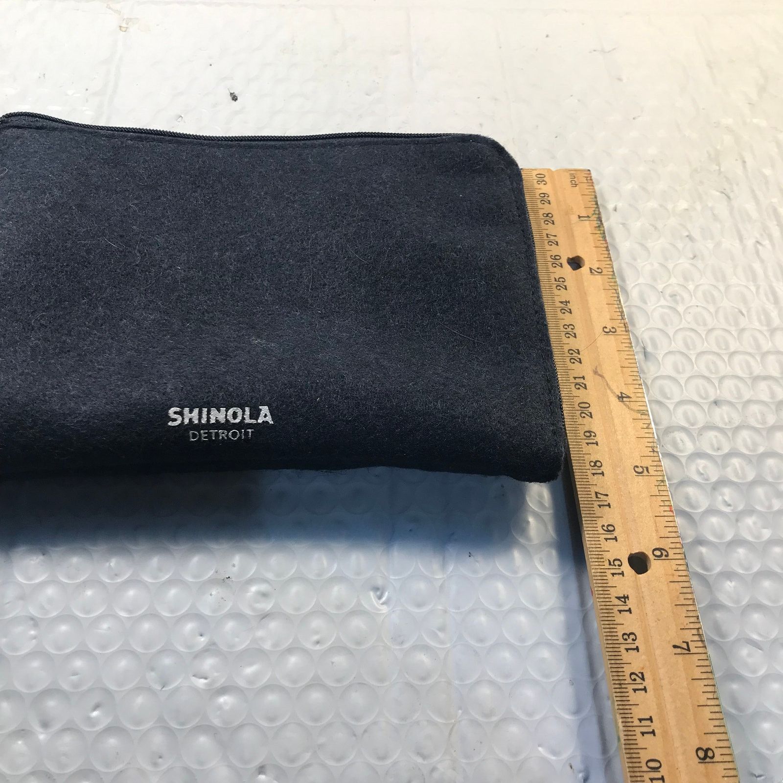 Shinola SHINOLA DETROIT Travel Case Blue Felt Zip Closure Size ONE SIZE - 5 Thumbnail