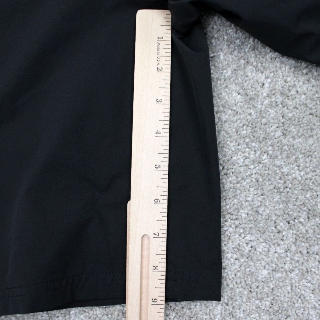 Orvis Orvis Mens 32 Black Belted Cargo Polyester Zip Pocket 9" Inseam Shorts Size US 32 / EU 48 - 4 Thumbnail