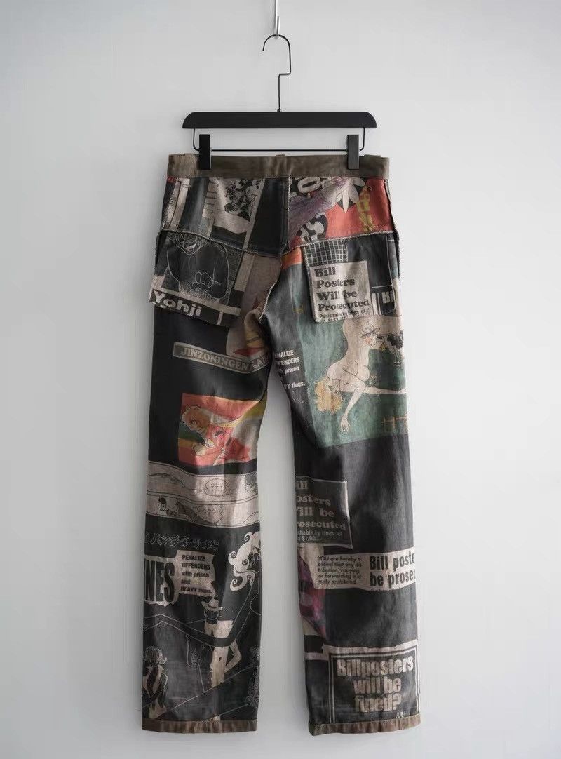 Yohji Yamamoto Yohji Yamamoto 07AW Shotaro Ishinomori Manga Pants Size US 30 / EU 46 - 2 Thumbnail