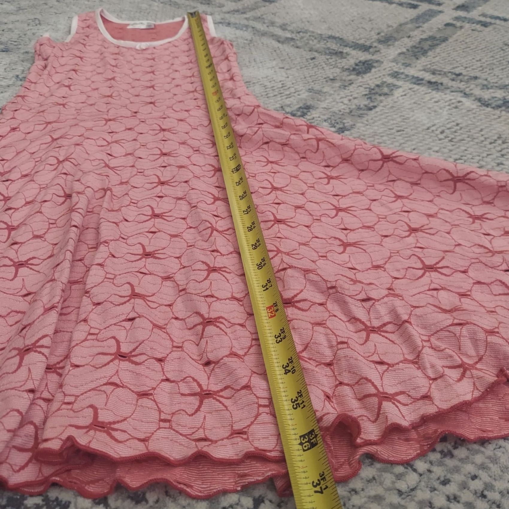 Vintage Biondo Beverly Hills Dress Women's Sleeveless Pink S Maxi Long Casual Party/Cocktail Formal Redefined 90s (none) Size S / US 4 / IT 40 - 7 Thumbnail