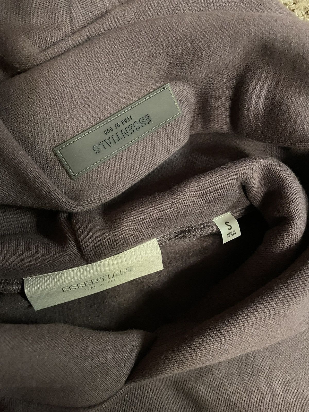 Essentials × FOG × Fear of God Fear Of God Essentials Hoodie Plum Size US S / EU 44-46 / 1 - 3 Thumbnail
