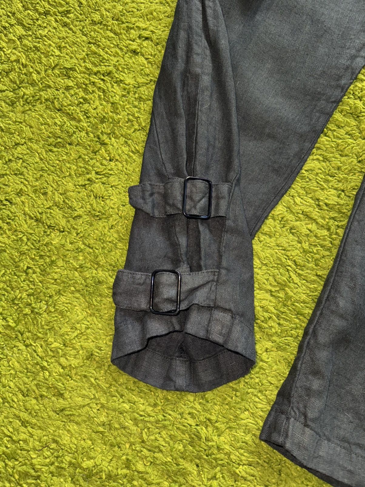 Army Of Me Never Enough avant garde linen cargo pants Size 28" / US 6 / IT 42 - 3 Thumbnail