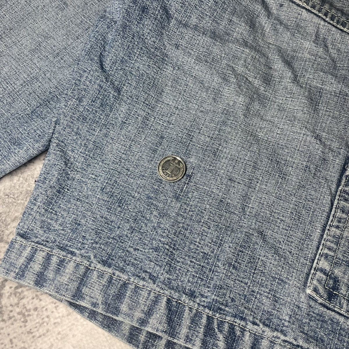 Designer × Vintage Crazy Vintage Denim Jorts Y2K Shorts 90s Size US 30 / EU 46 - 5 Thumbnail