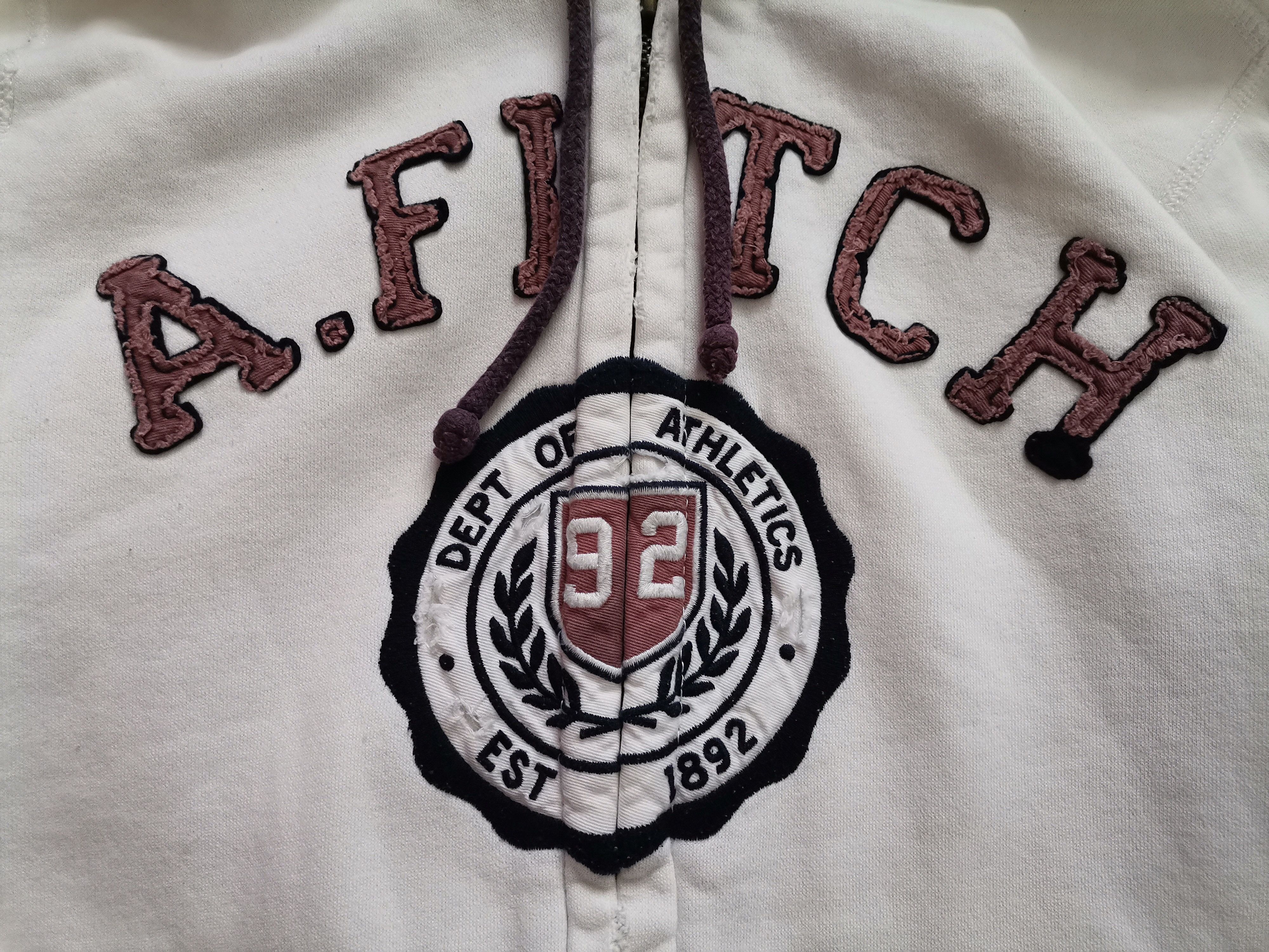 Abercrombie & Fitch Abercrombie & Fitch Distressed Zip Up Hoodie Size US M / EU 48-50 / 2 - 2 Thumbnail