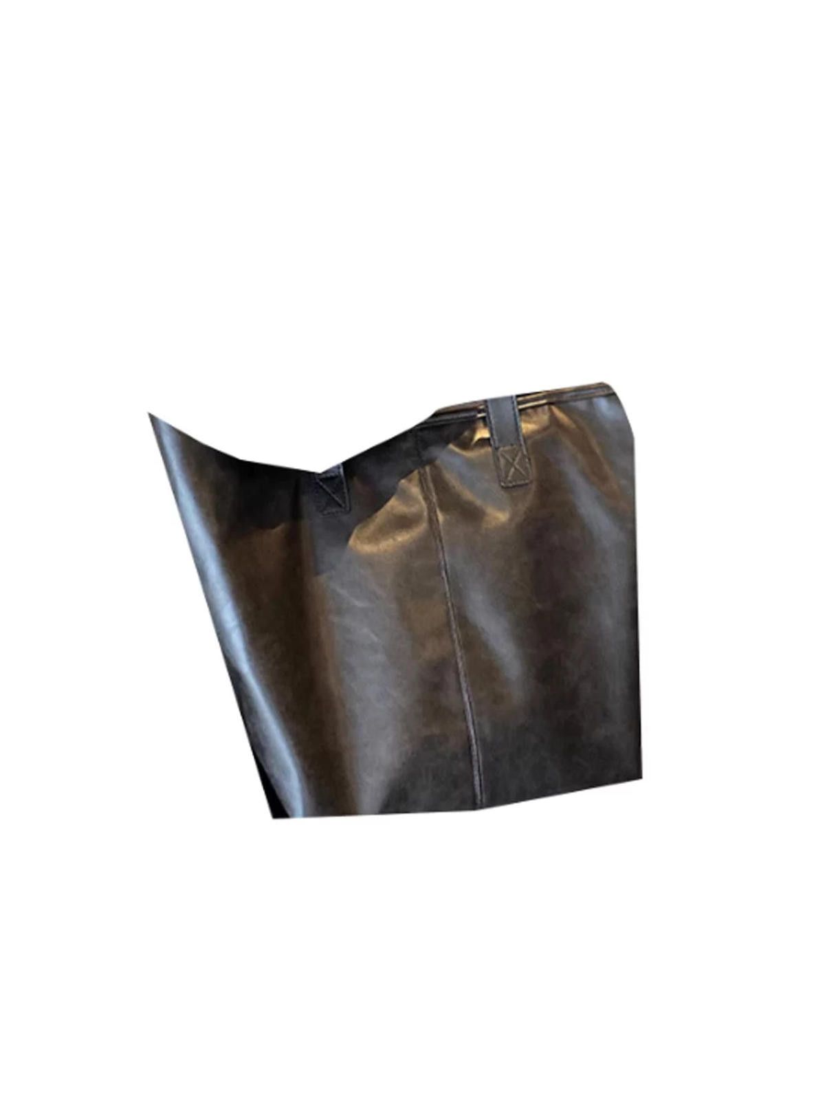 Vintage Distressed Large Travel Tote | Vintage PU Commuter Bag Size ONE SIZE - 5 Thumbnail