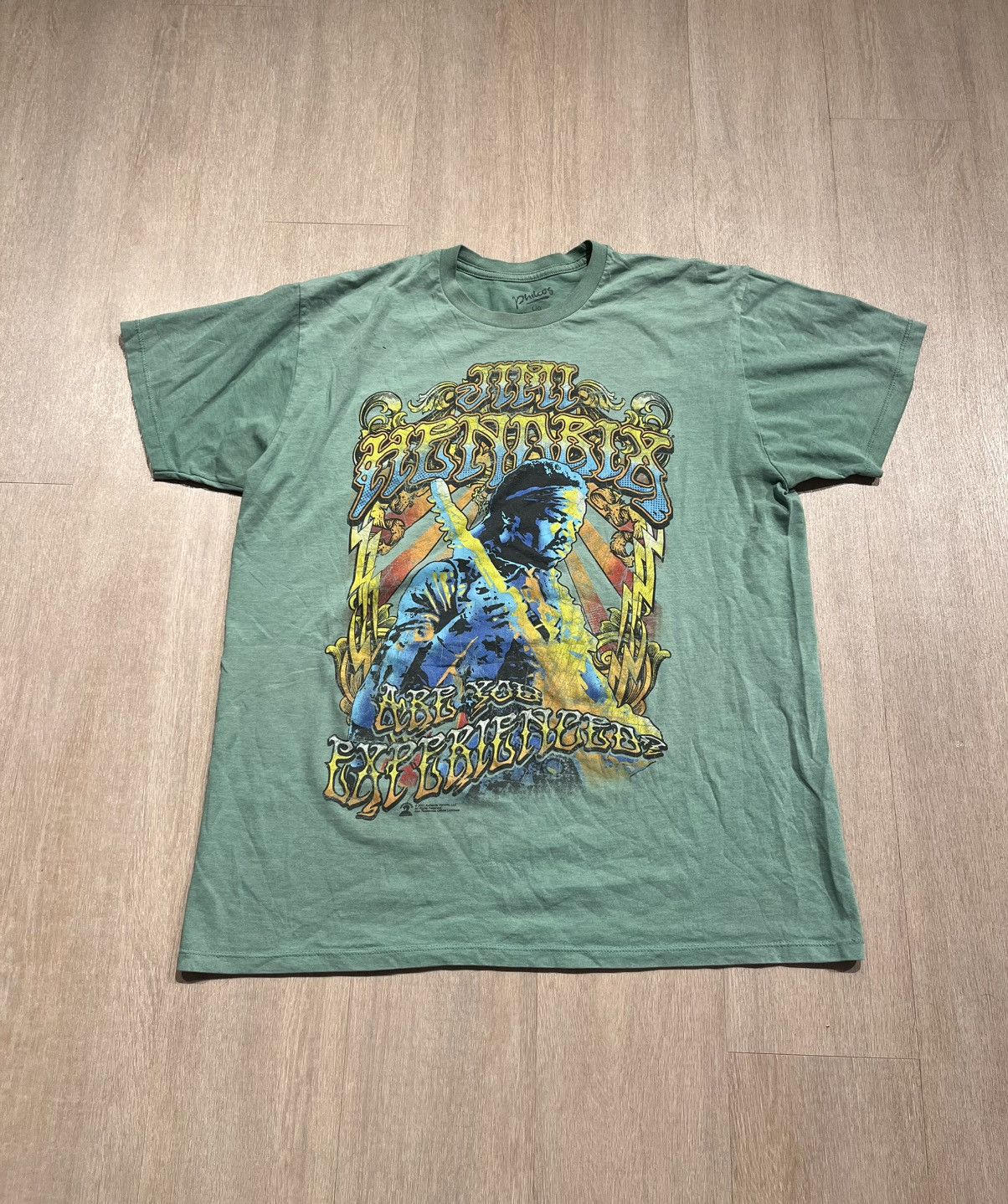 Vintage Jimi Hendrix Shirt Large Size US L / EU 52-54 / 3 - 2 Thumbnail