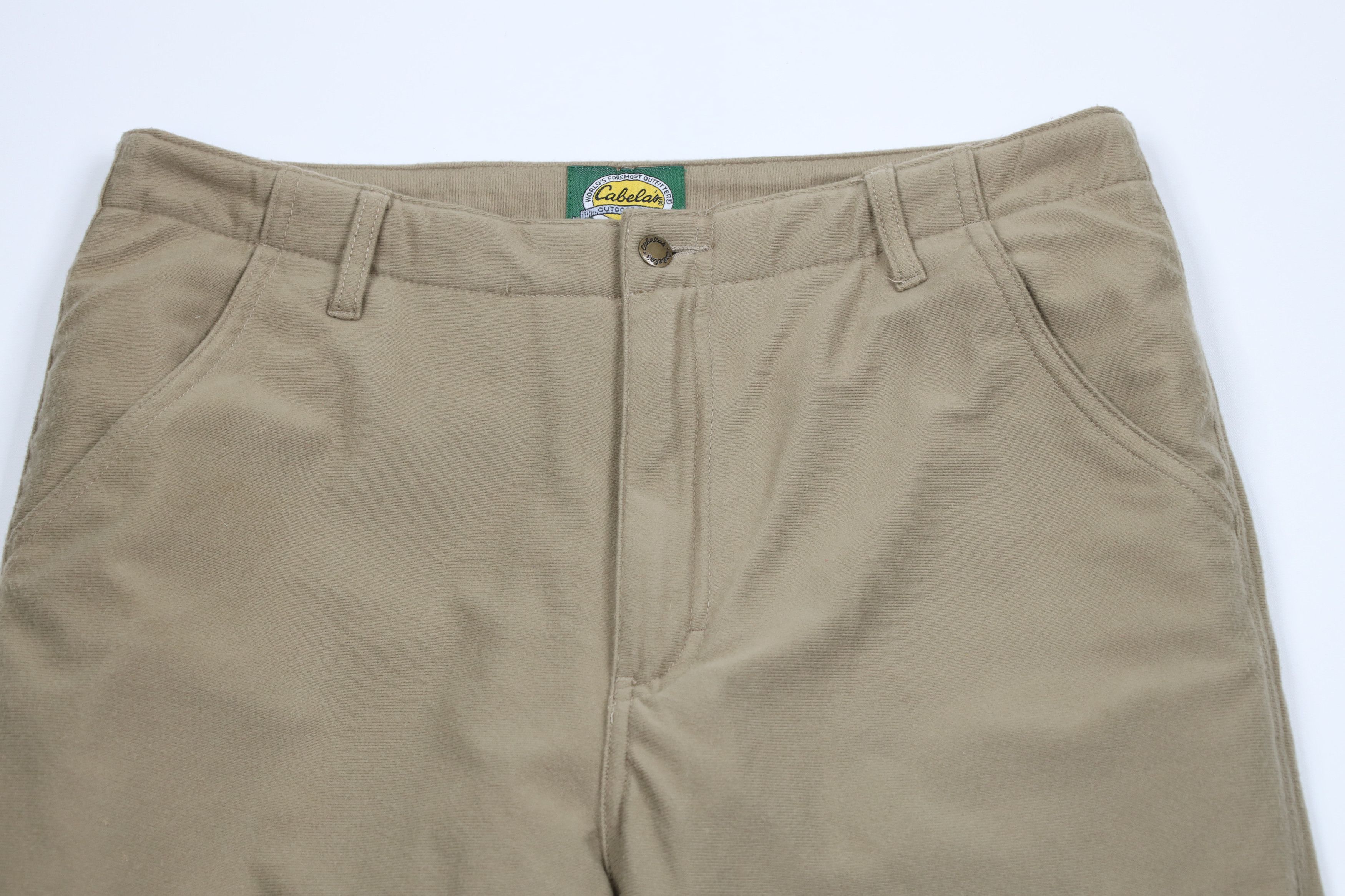 Cabelas × Vintage Vintage Cabelas Lined Wide Leg Chamois Soft Cloth Pants Size US 34 / EU 50 - 2 Thumbnail