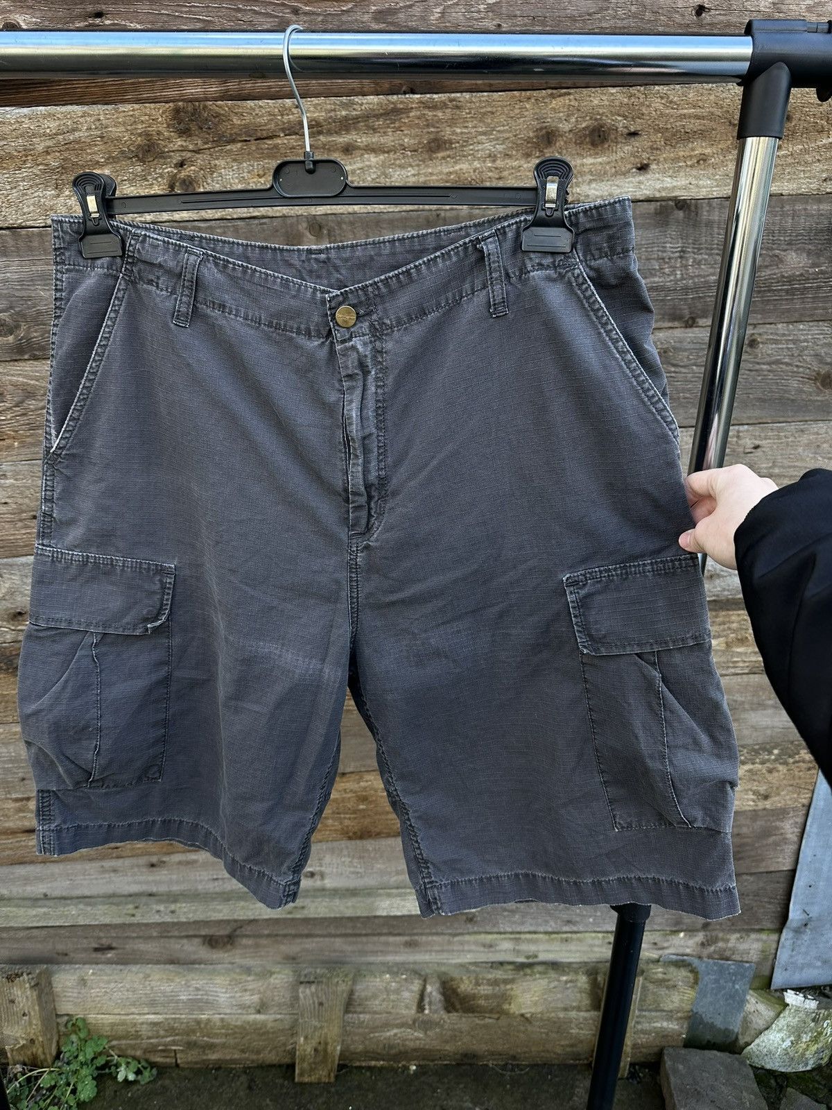 Carhartt × Vintage Vintage Carhartt Cargo Shorts Streetwear Y2k Size US 36 / EU 52 - 3 Thumbnail