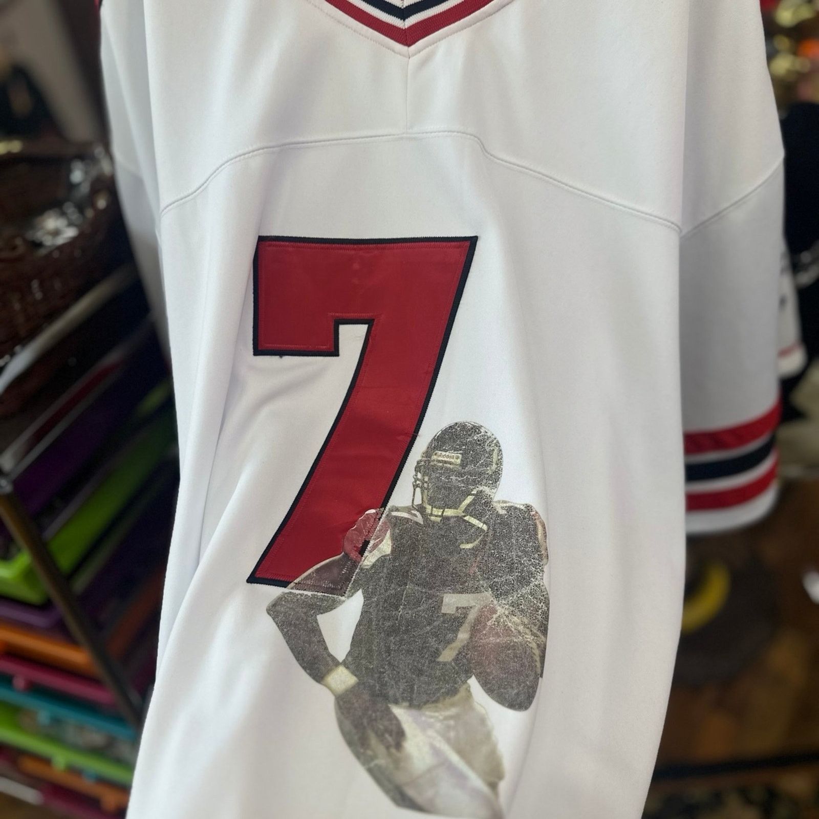Vintage Vintage DMX Players of the Year Michael Vick #7 ATLANTA Size US XXL / EU 58 / 5 - 3 Thumbnail