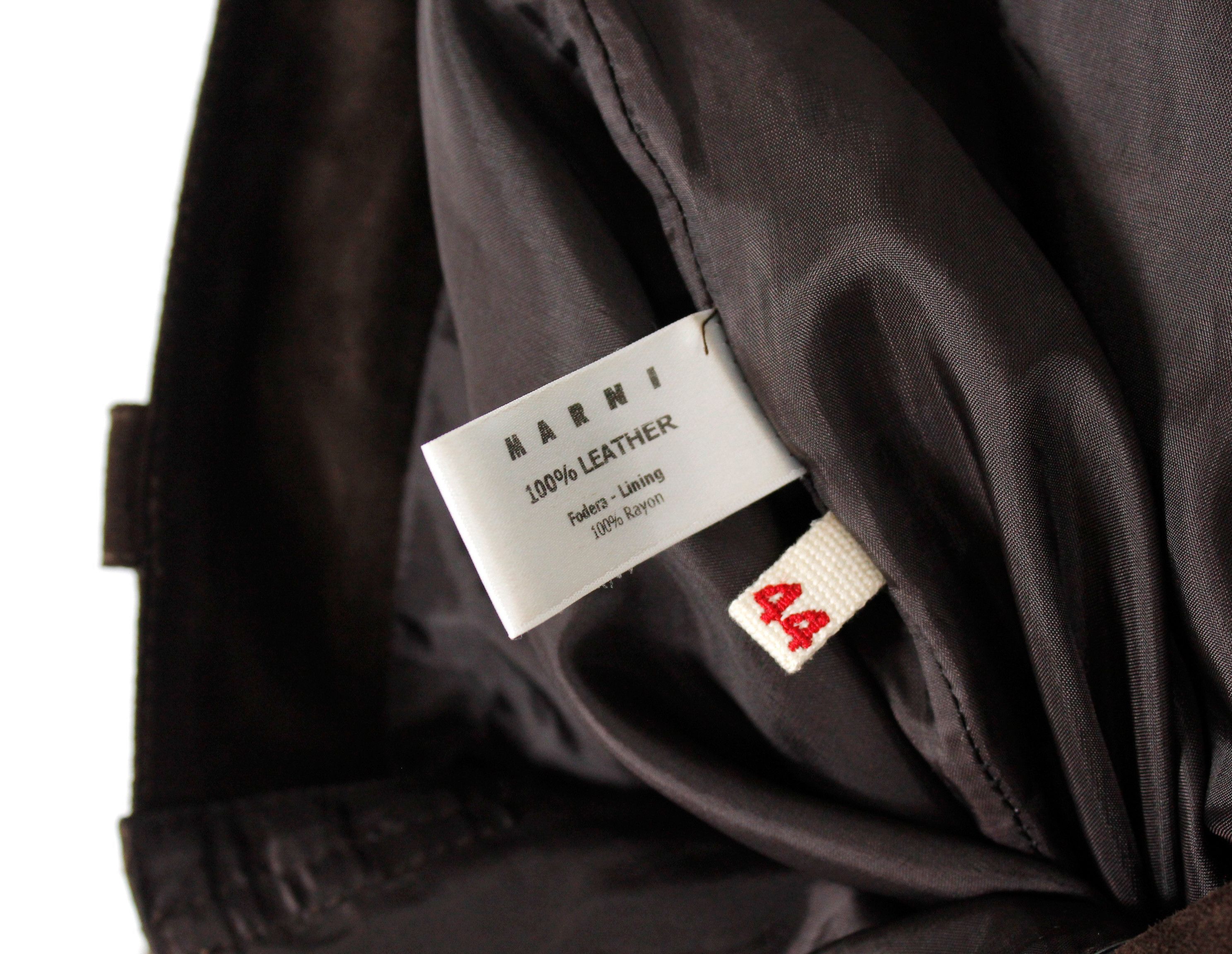 Leather × Marni Marni Cowgirl Western Leather Pants 44 Size 30" / US 8 / IT 44 - 13 Thumbnail