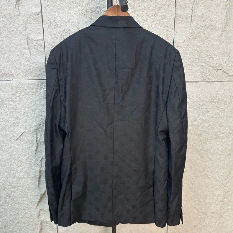 Alexander McQueen Alexander McQUEEN size 50 98 new silk classic skeleton dar Size 50S - 2 Thumbnail